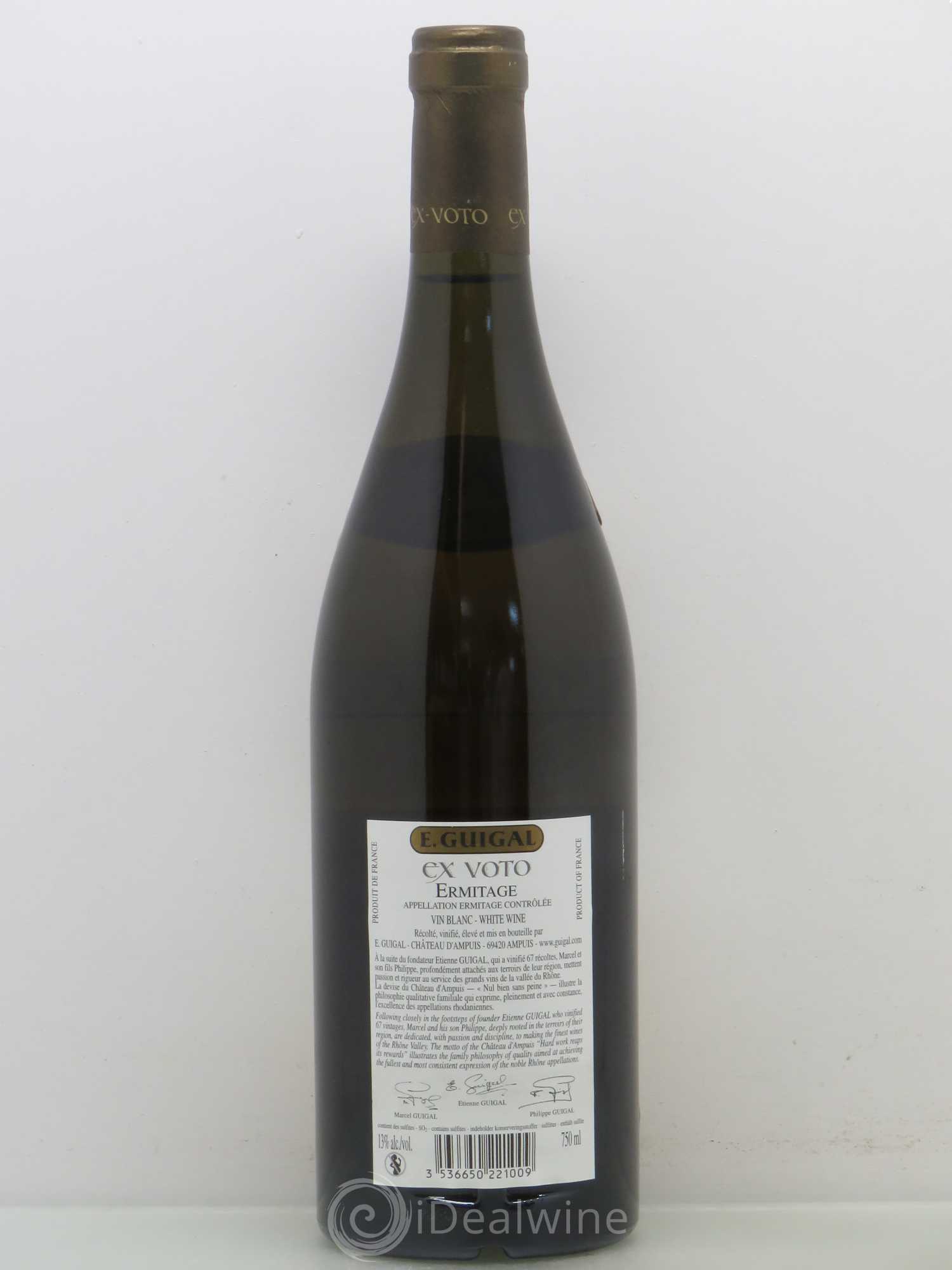 Ermitage Ex Voto Guigal 2006 - Lot de 1 bouteille - 1