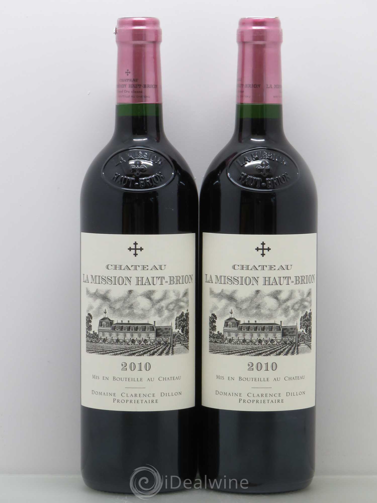 Château la Mission Haut-Brion Cru Classé de Graves 2010 - Lot de 2 bouteilles - 0