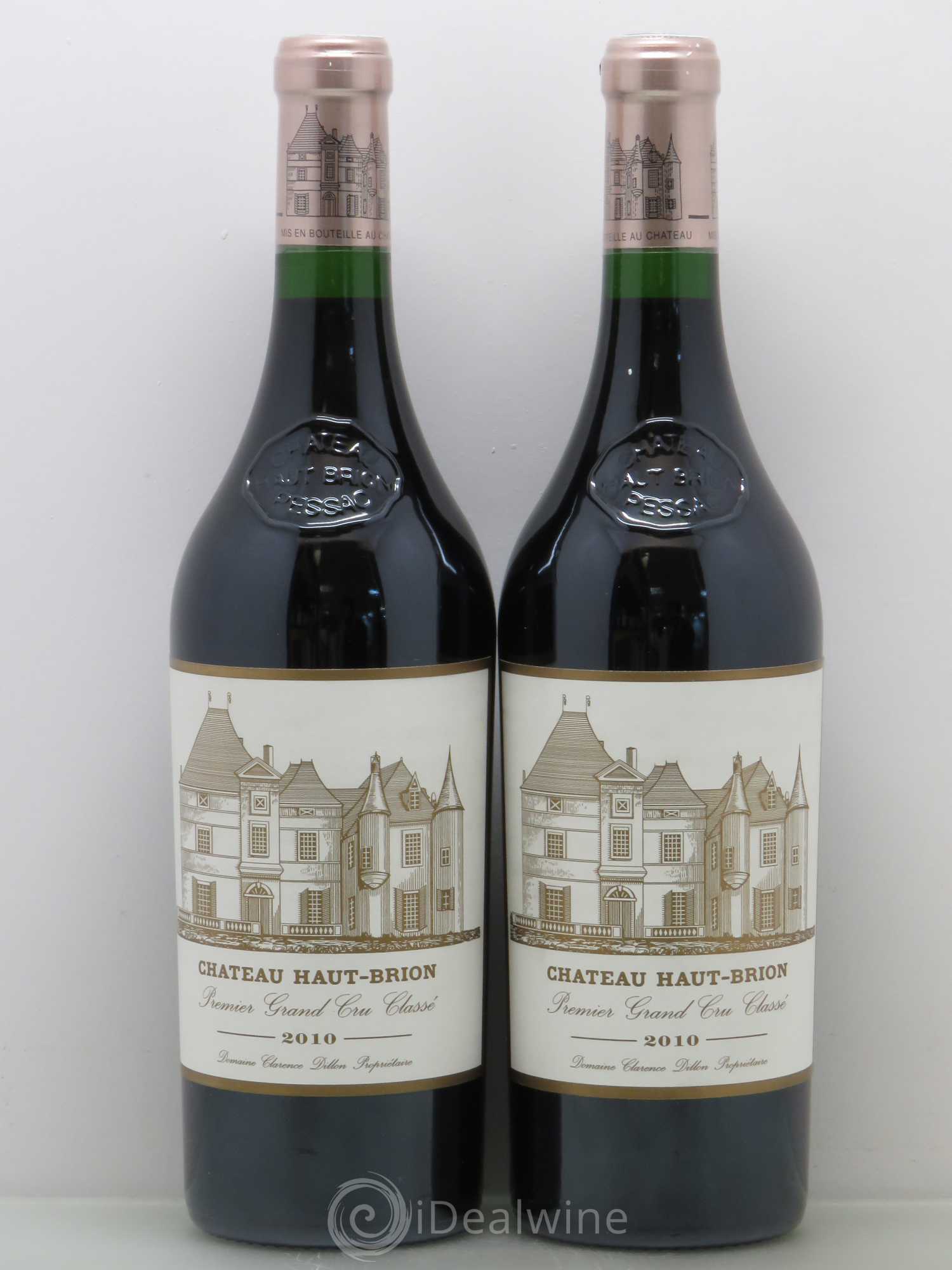 Château Haut Brion 1er Grand Cru Classé 2010 - Lot de 2 bouteilles - 0