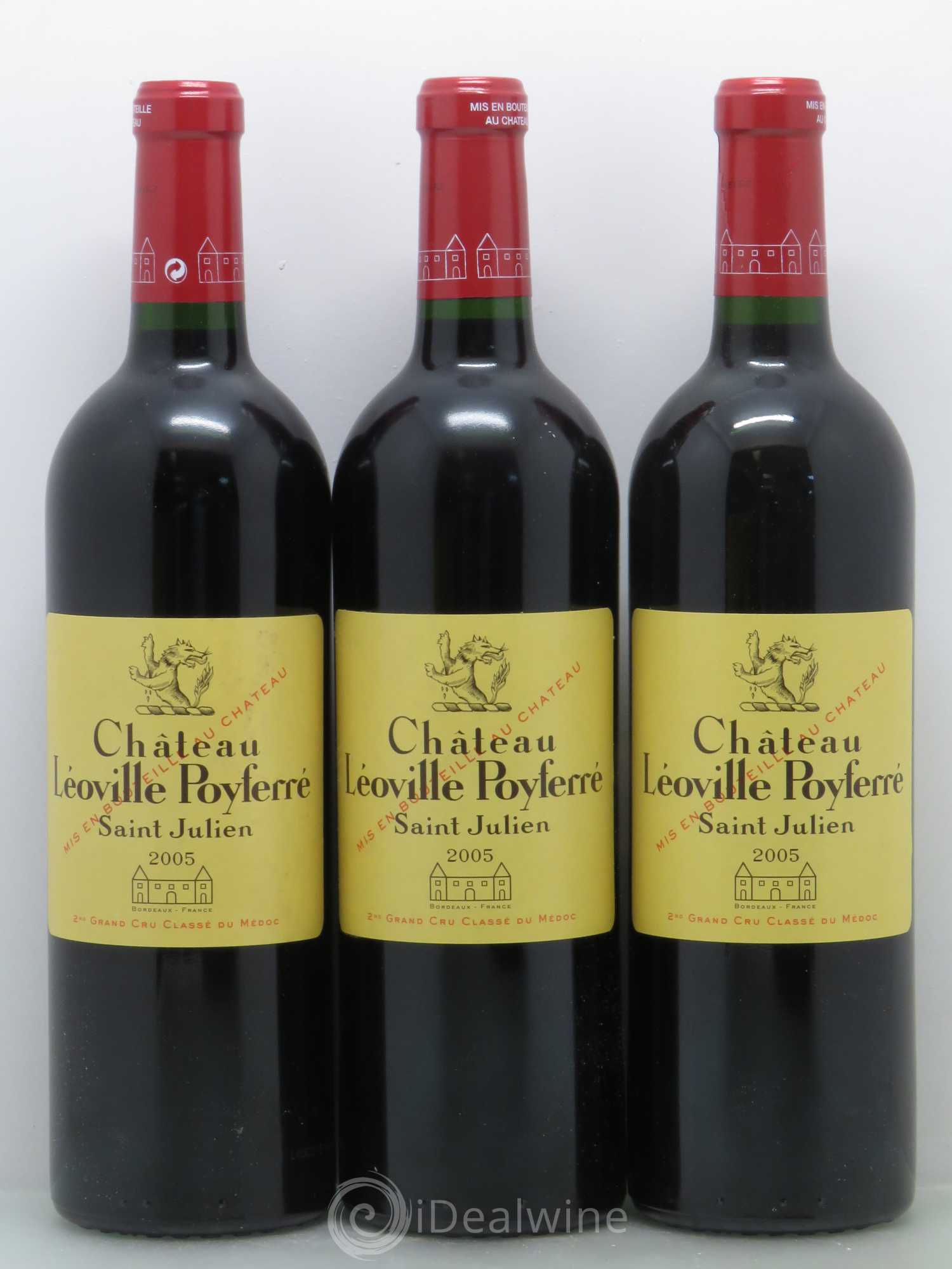 Château Léoville Poyferré 2ème Grand Cru Classé 2005 - Lot de 12 bouteilles - 3