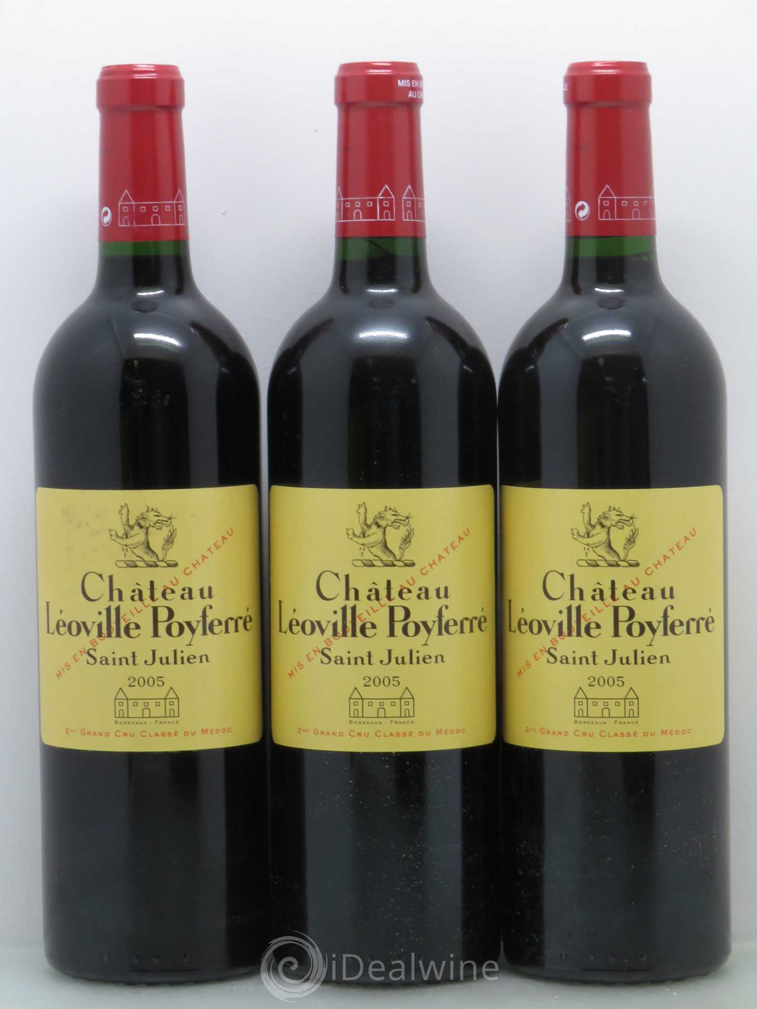Château Léoville Poyferré 2ème Grand Cru Classé 2005 - Lot de 12 bouteilles - 4