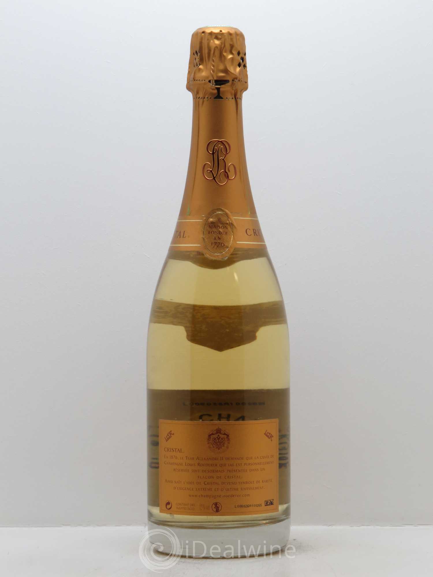 Cristal Louis Roederer 2004 - Lot de 1 bouteille - 1