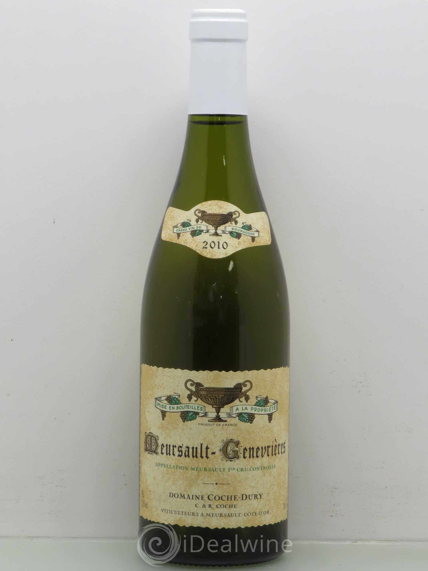 Meursault 1er Cru Genevrières Coche Dury (Domaine) 2010 - Lot de 1 bouteille - 0