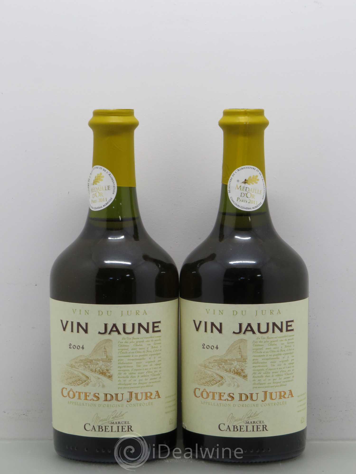 Arbois Vin Jaune Marcel Cabelier 2004 - Lot de 2 bouteilles - 0
