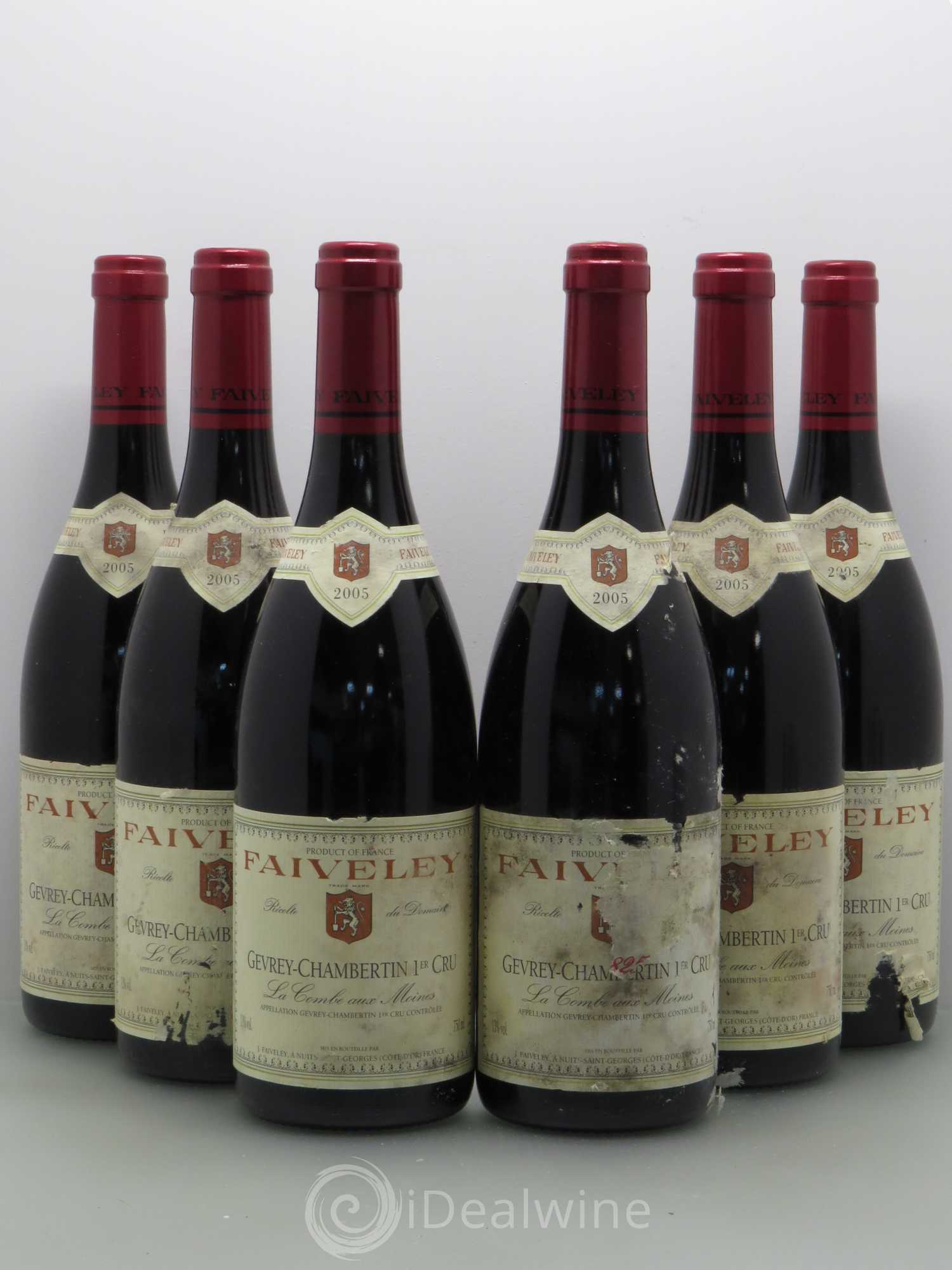Gevrey-Chambertin 1er Cru La Combe aux moines Faiveley 2005 - Lot de 6 bouteilles - 0