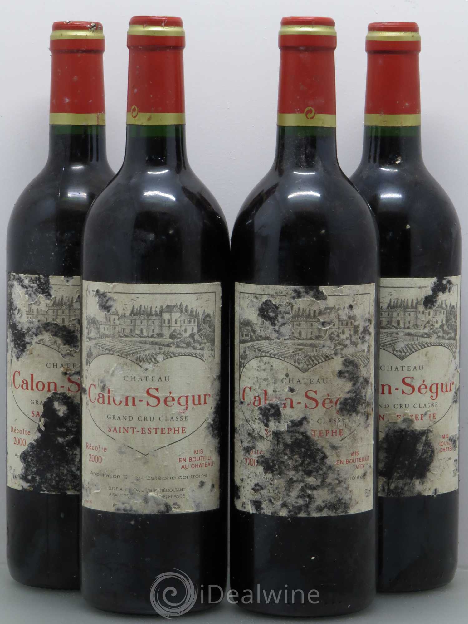 Château Calon Ségur 3ème Grand Cru Classé (sans prix de réserve) - Lot de 4 bouteilles - 0