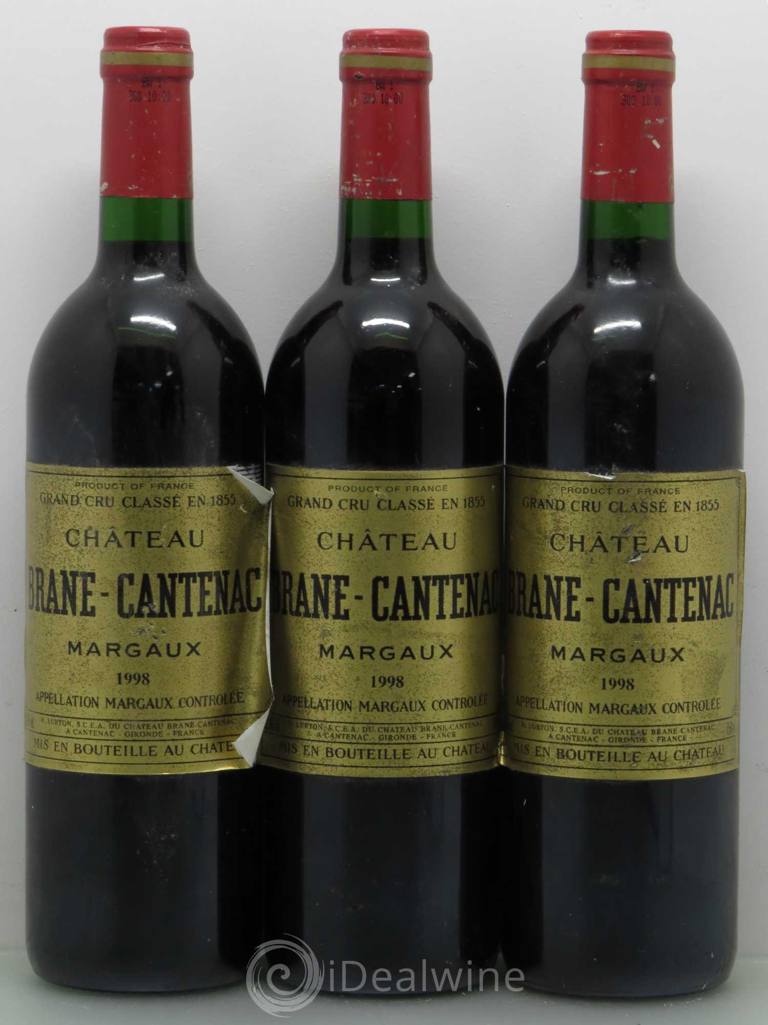 Château Brane Cantenac 2ème Grand Cru Classé 1998 - Lot de 12 bouteilles - 2