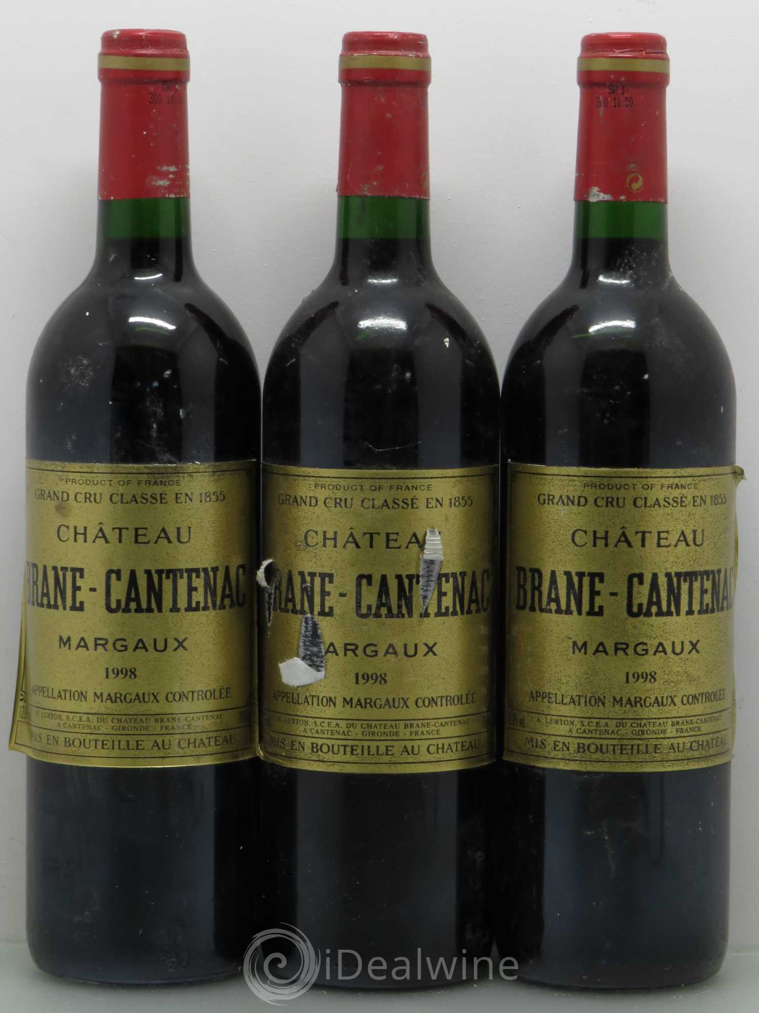 Château Brane Cantenac 2ème Grand Cru Classé 1998 - Lot de 12 bouteilles - 4