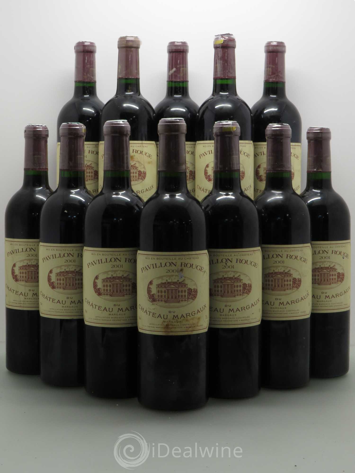 Pavillon Rouge du Château Margaux Second Vin 2001 - Lot de 12 bouteilles - 0