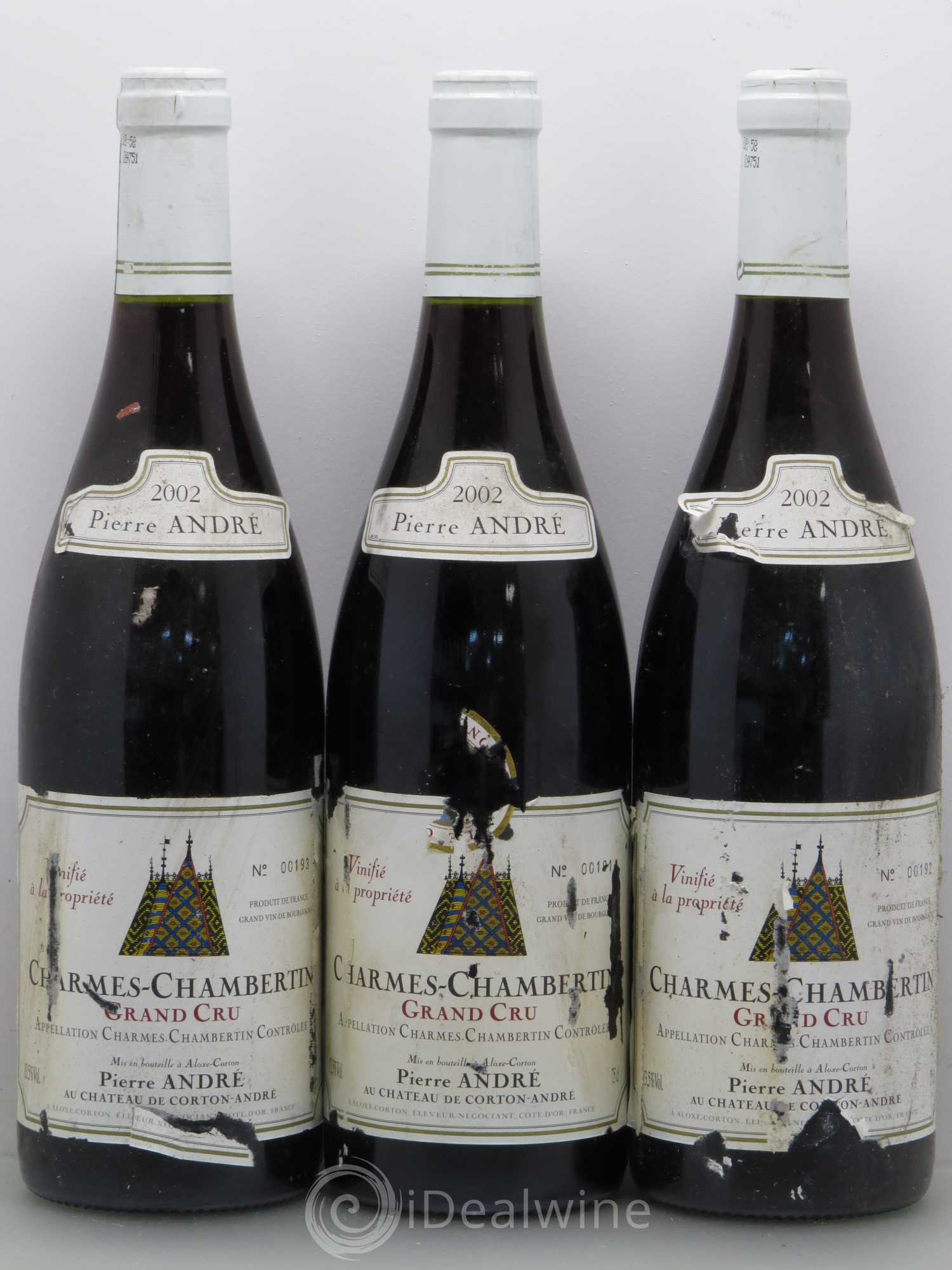 Charmes-Chambertin Grand Cru Pierre Andre 2002 - Lot de 6 bouteilles - 2