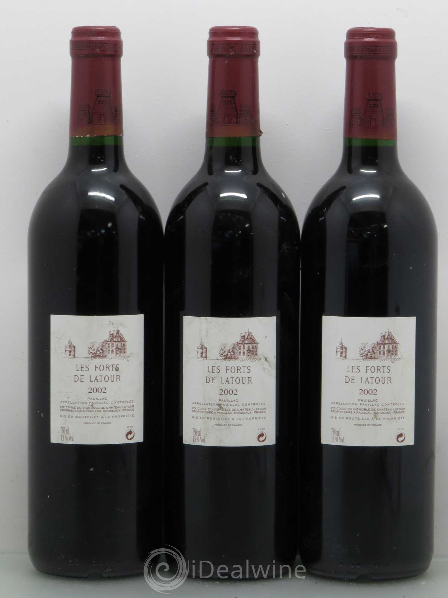Les Forts de Latour Second Vin 2002 - Lot de 12 bouteilles - 8
