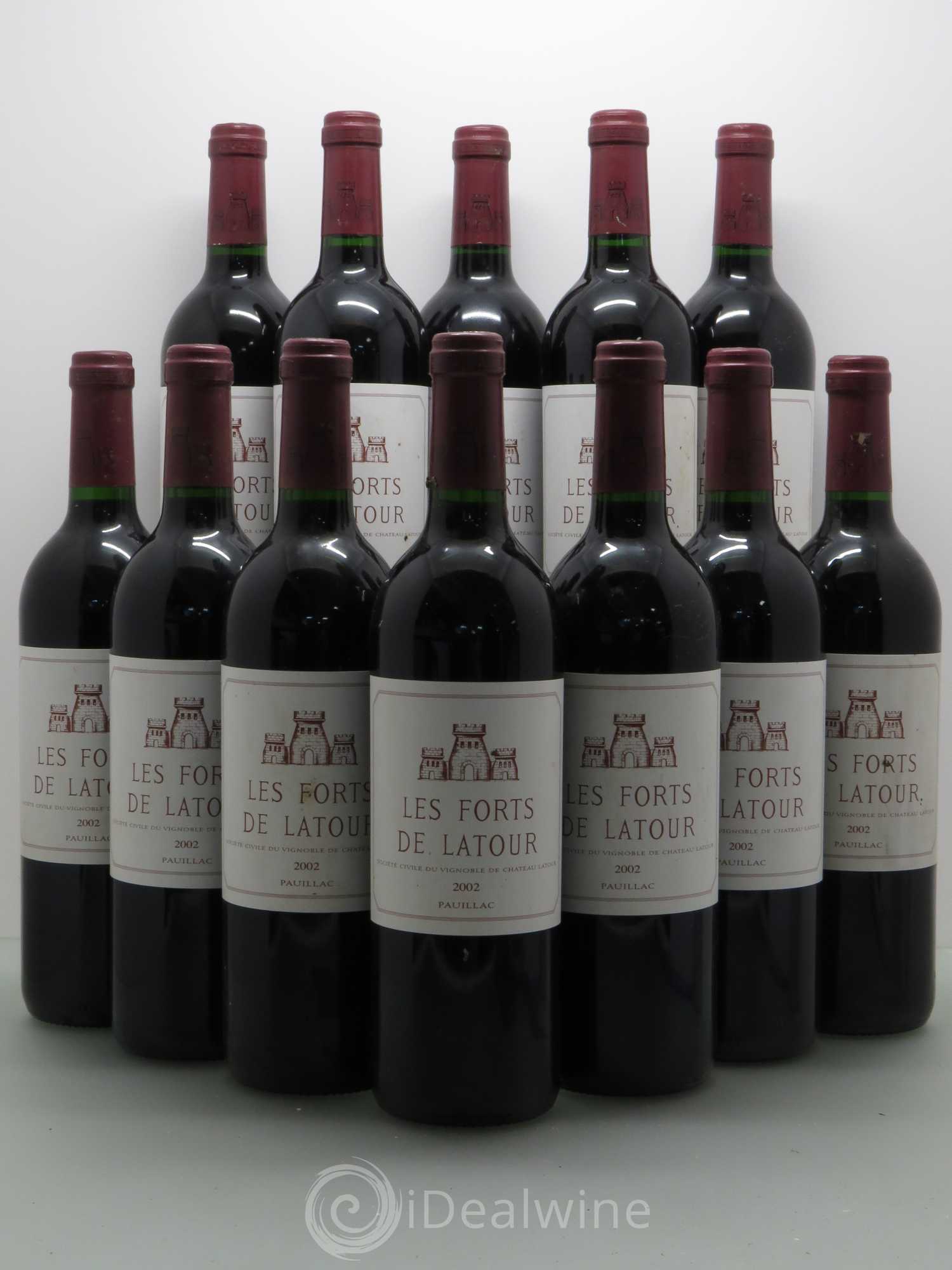 Les Forts de Latour Second Vin 2002 - Lot de 12 bouteilles - 0