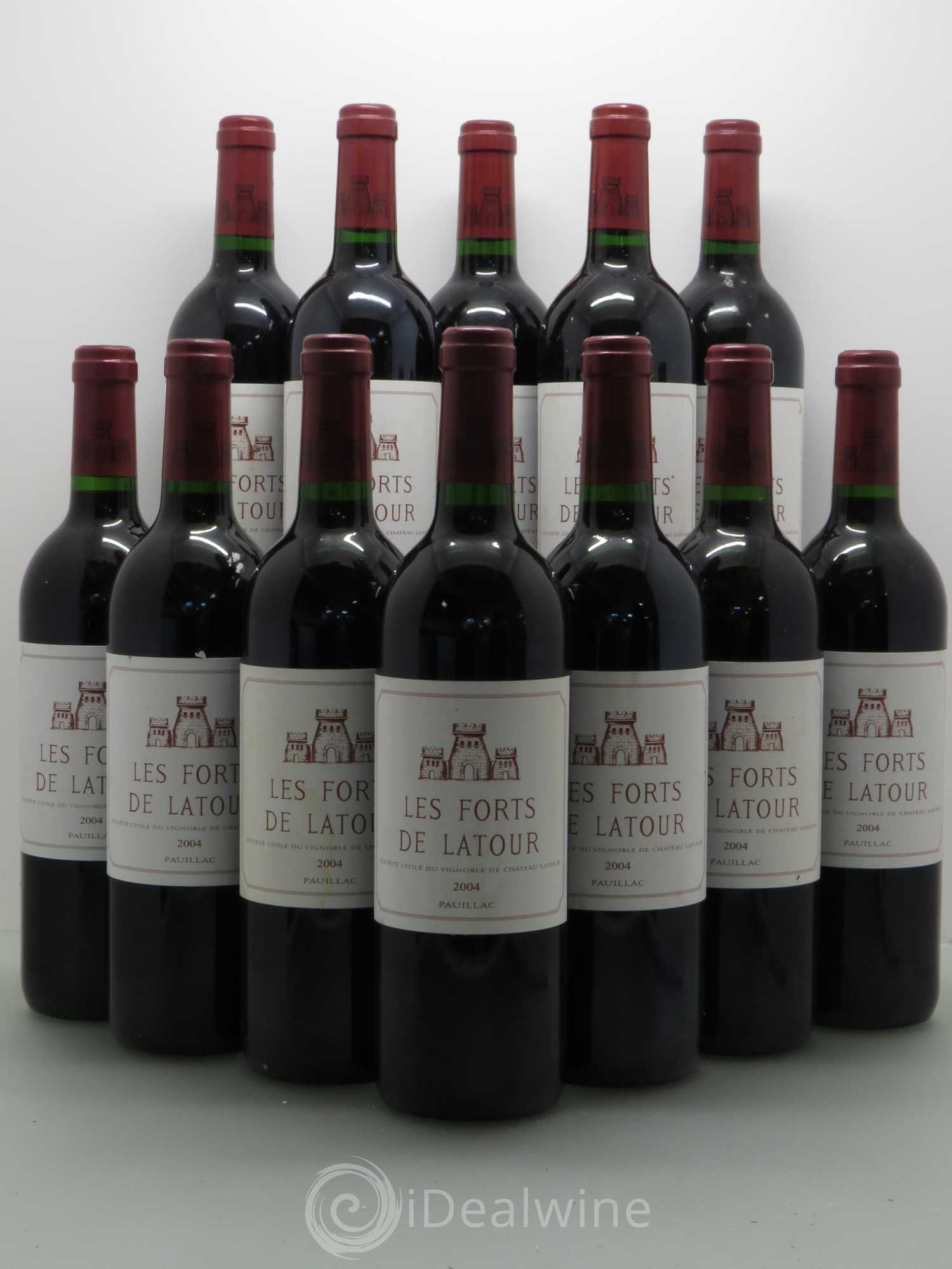 Les Forts de Latour Second Vin 2004 - Lot de 12 bouteilles - 0