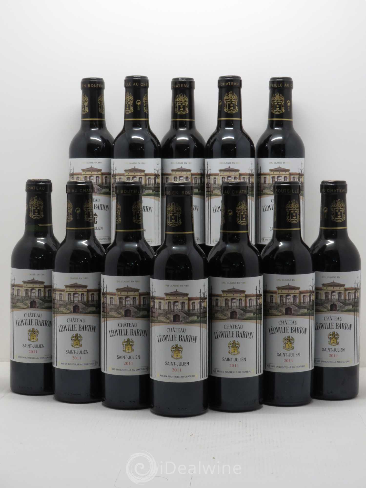 Château Léoville Barton 2ème Grand Cru Classé 2011 - Lot de 12 demi bouteilles - 0