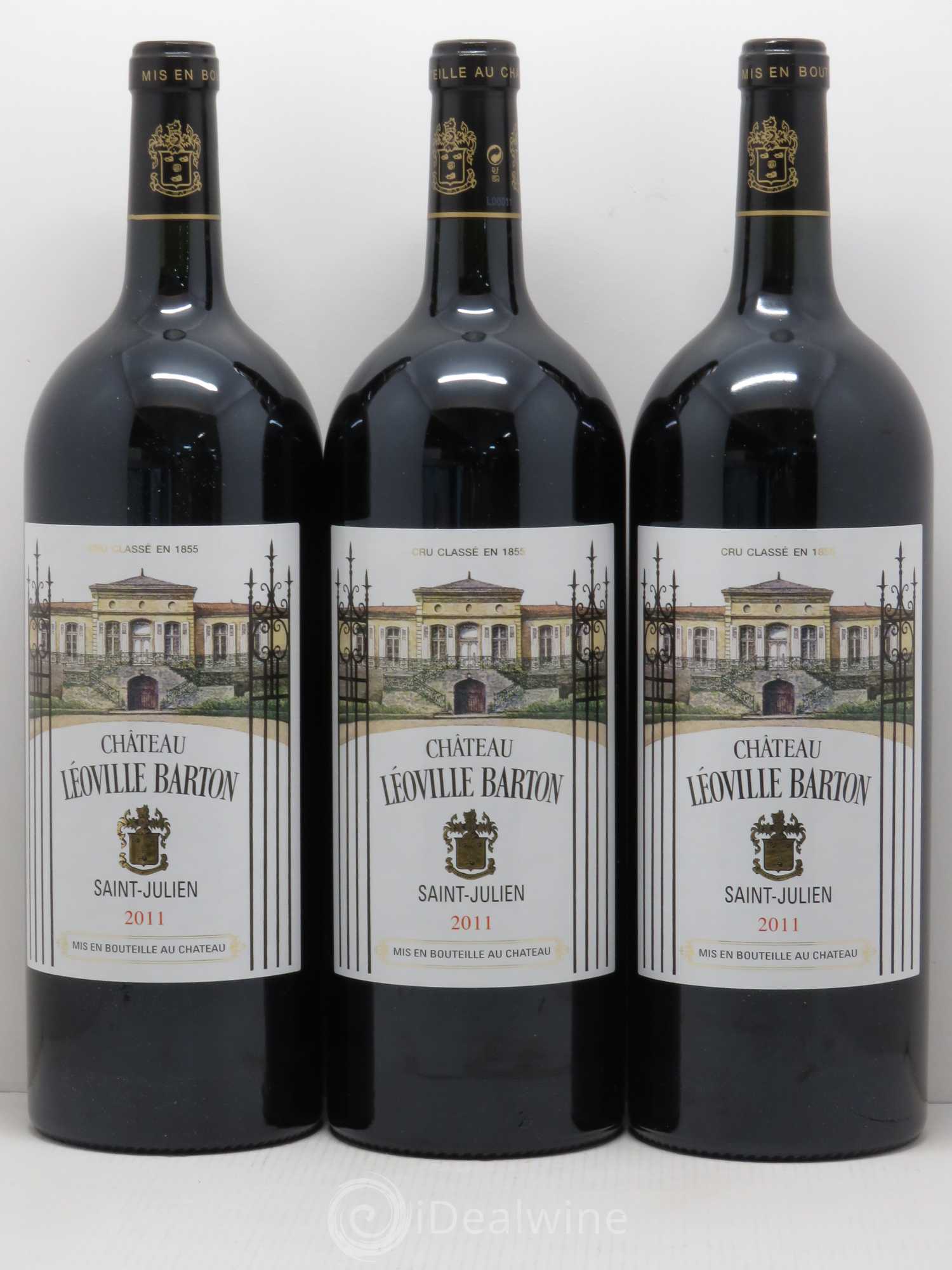 Château Léoville Barton 2ème Grand Cru Classé 2011 - Lot de 3 magnums - 0