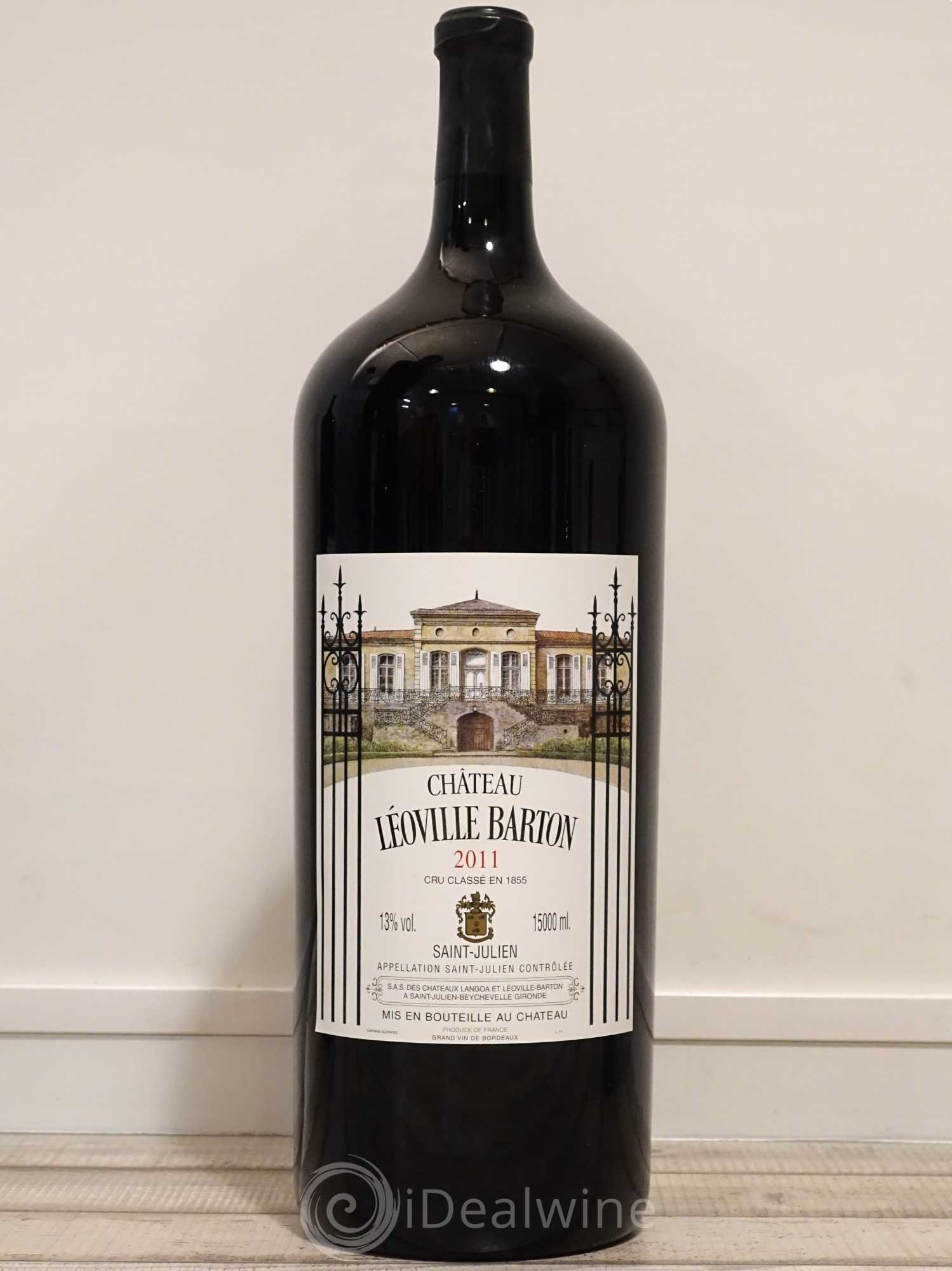 Château Léoville Barton 2ème Grand Cru Classé 2011 - Lot de 1 nabuchodonosor - 0
