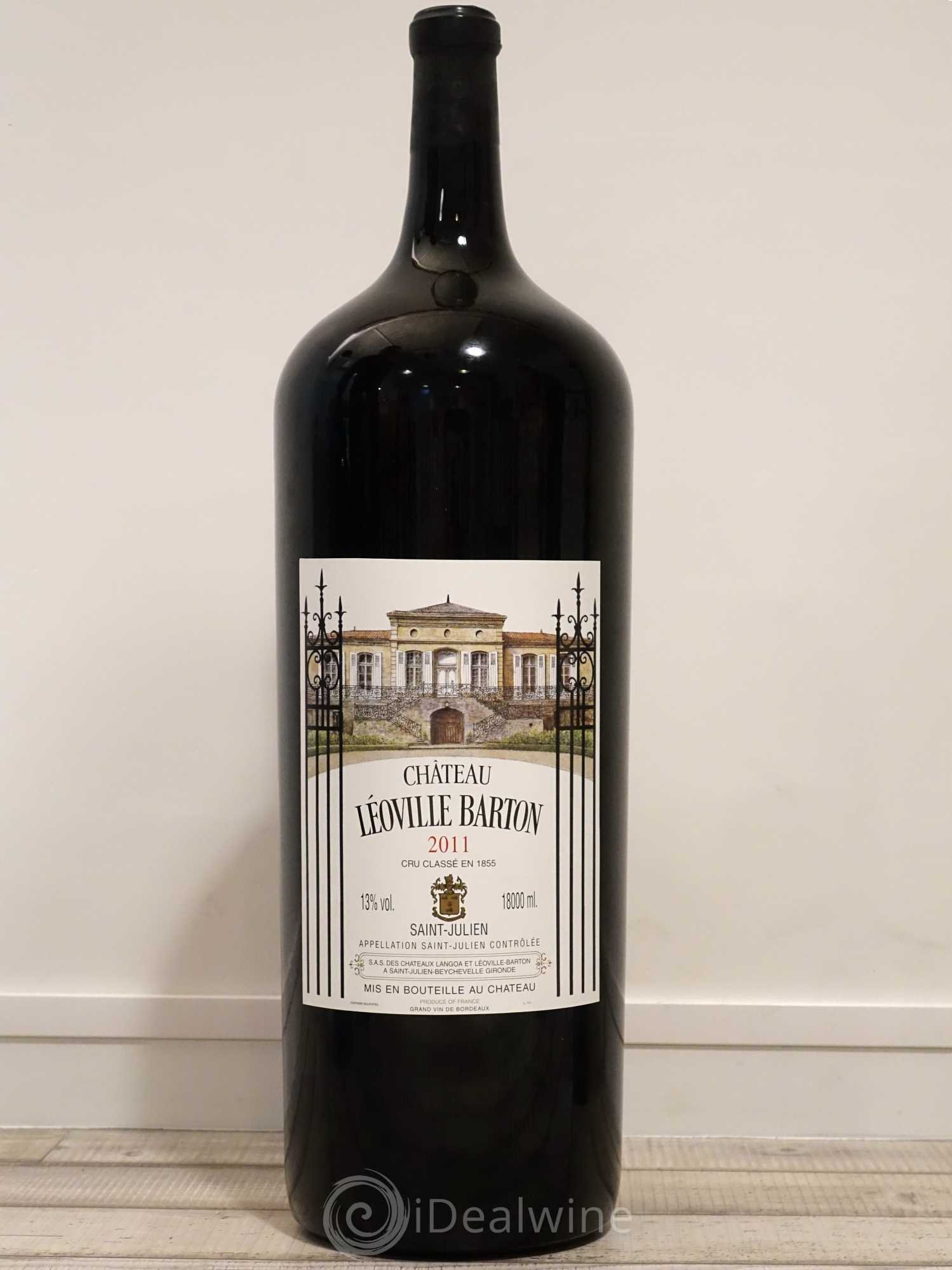 Château Léoville Barton 2ème Grand Cru Classé 2011 - Lot de 1 melchior - 0