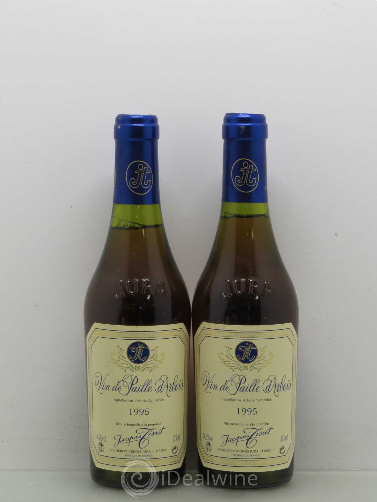 Arbois Vin De Paille Tissot 1995 - Posten von 2 Demi-Flaschen - 0