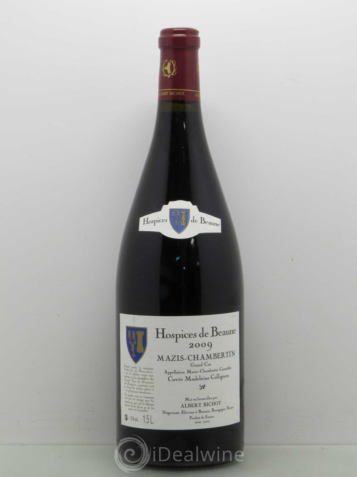 Mazis-Chambertin Grand Cru Cuvee Madeleine Collignon Hospices De Beaune Albert bichot 2009 - Posten von 1 Magnum - 0
