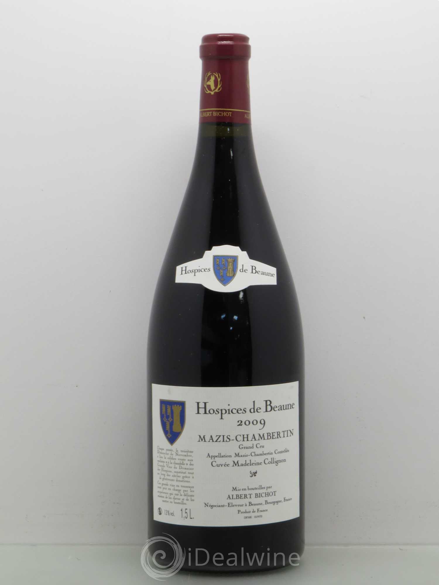 Mazis-Chambertin Grand Cru Cuvee Madeleine Collignon Hospices De Beaune Albert bichot 2009 - Posten von 1 Magnum - 0