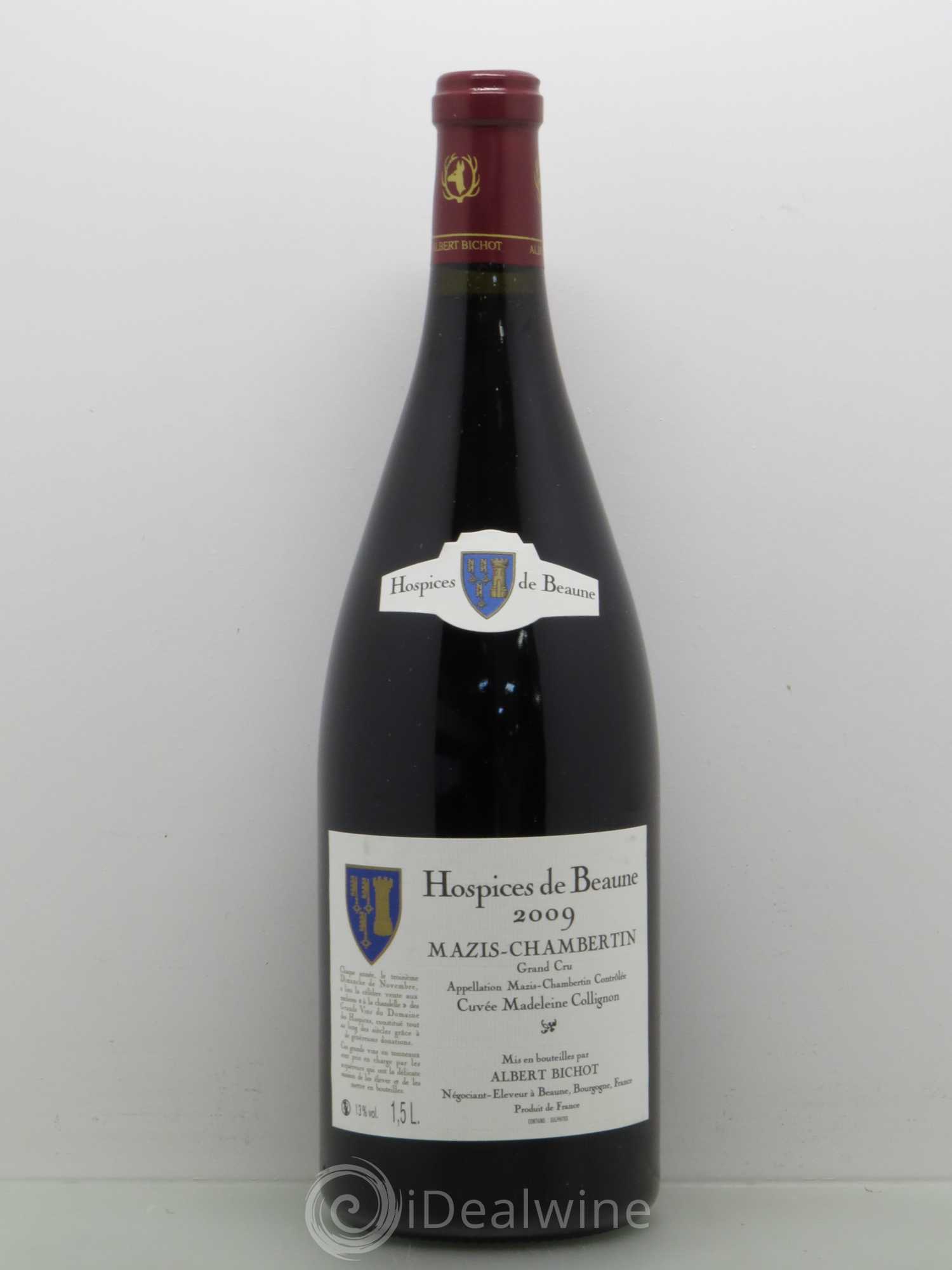 Mazis-Chambertin Grand Cru Cuvee Madeleine Collignon Hospices De Beaune Albert bichot 2009 - Posten von 1 Magnum - 0