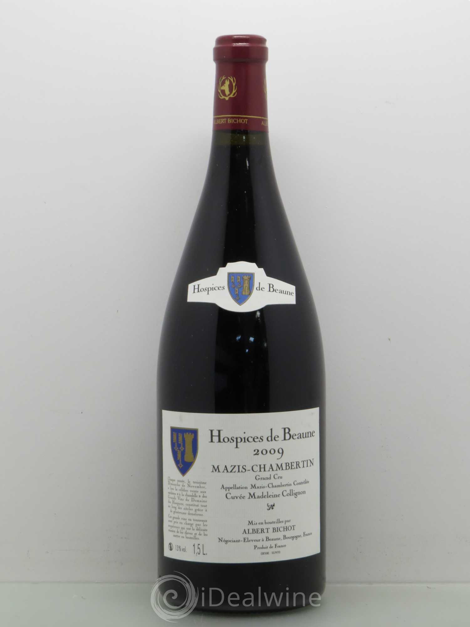Mazis-Chambertin Grand Cru Cuvee Madeleine Collignon Hospices De Beaune Albert bichot 2009 - Posten von 1 Magnum - 0