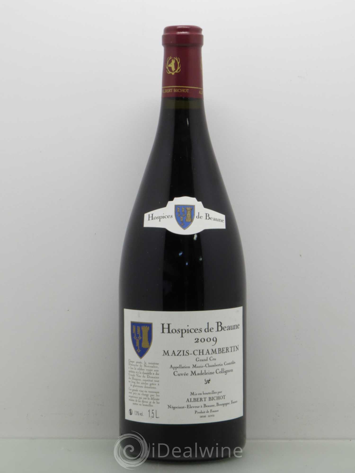 Mazis-Chambertin Grand Cru Cuvee Madeleine Collignon Hospices De Beaune Albert bichot 2009 - Posten von 1 Magnum - 0