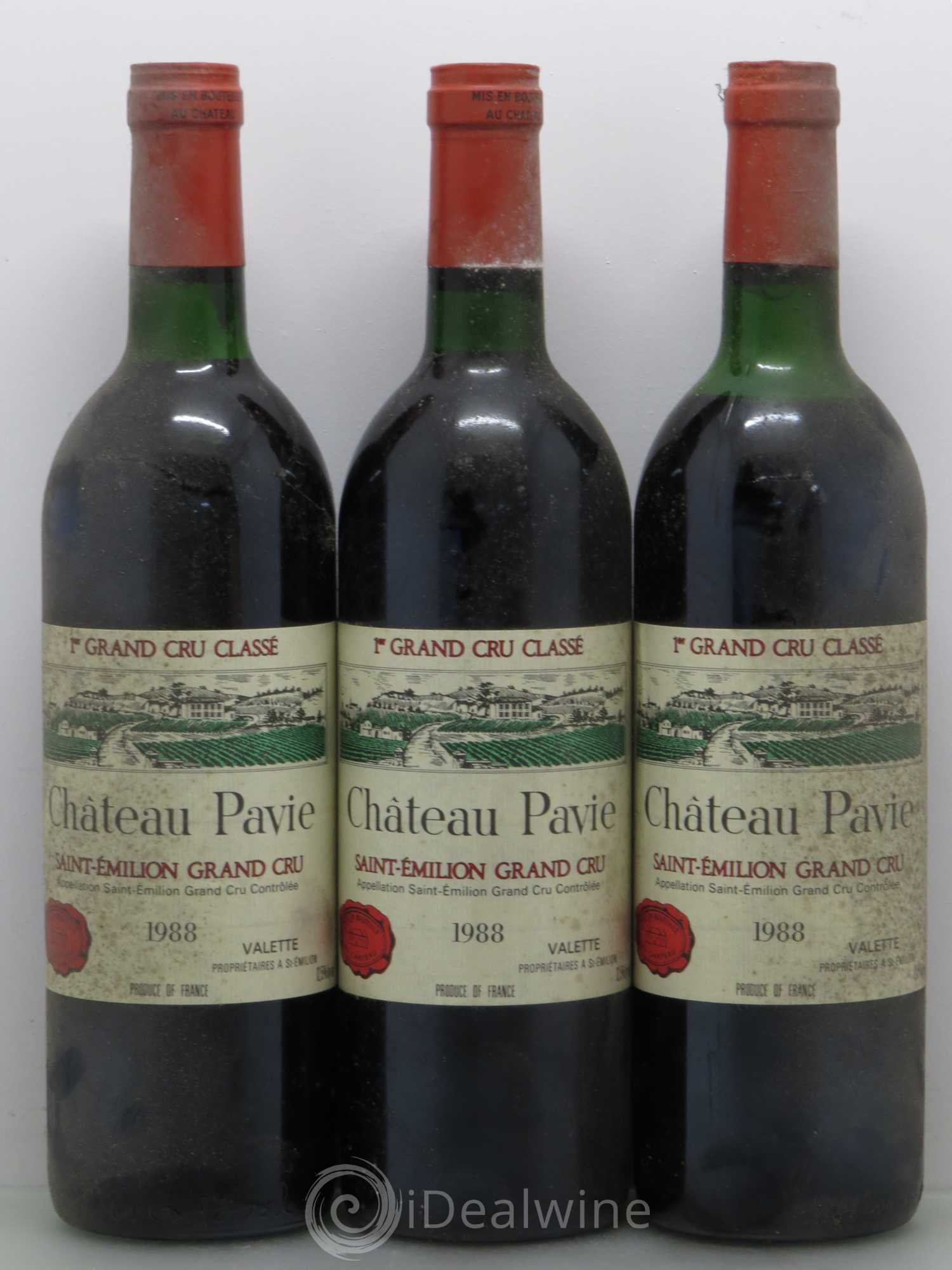 Château Pavie 1er Grand Cru Classé A 1988 - Lot de 6 bouteilles - 2