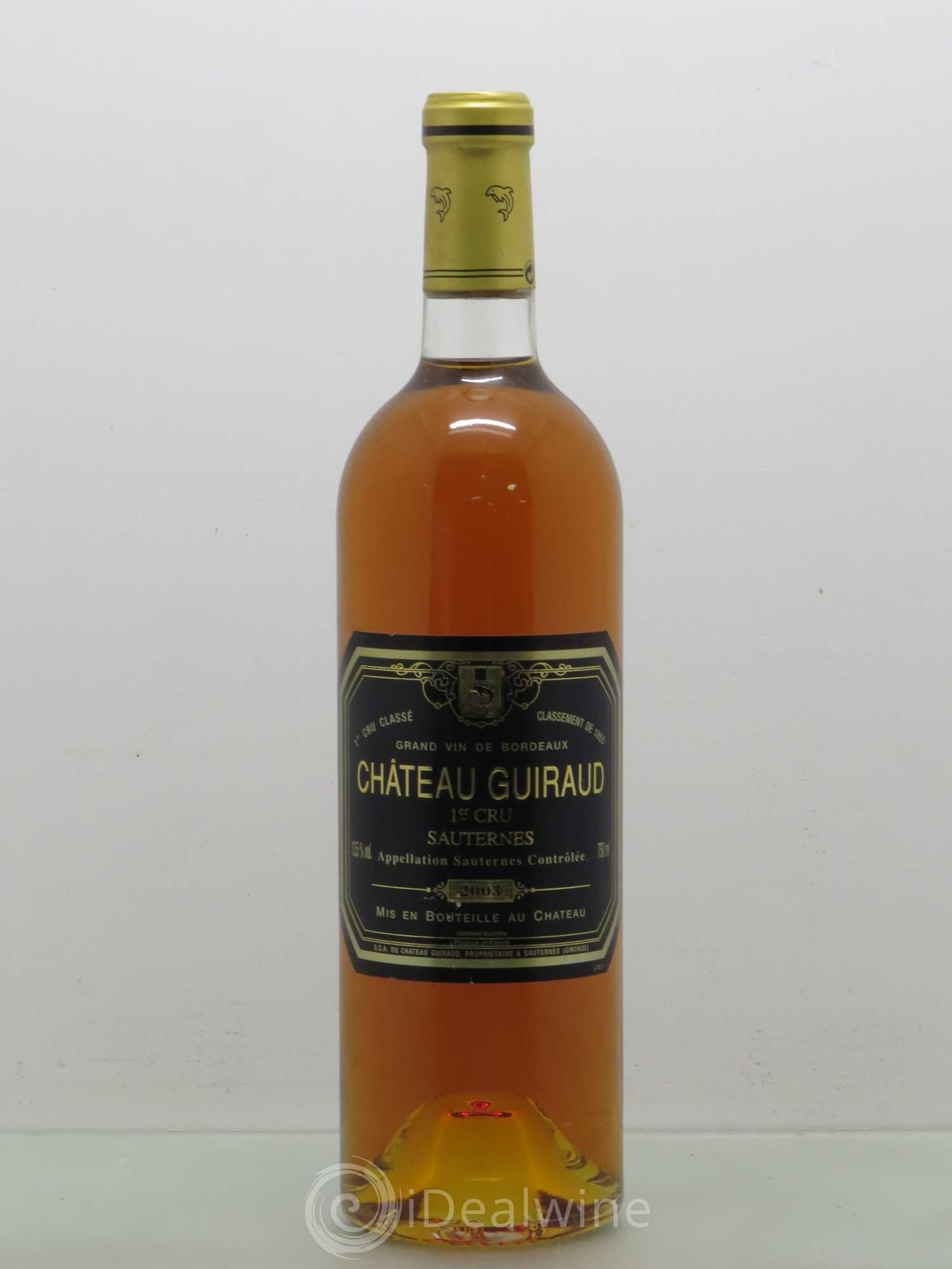 Château Guiraud 1er Grand Cru Classé 2003 - Lotto di 1 bottiglia - 0