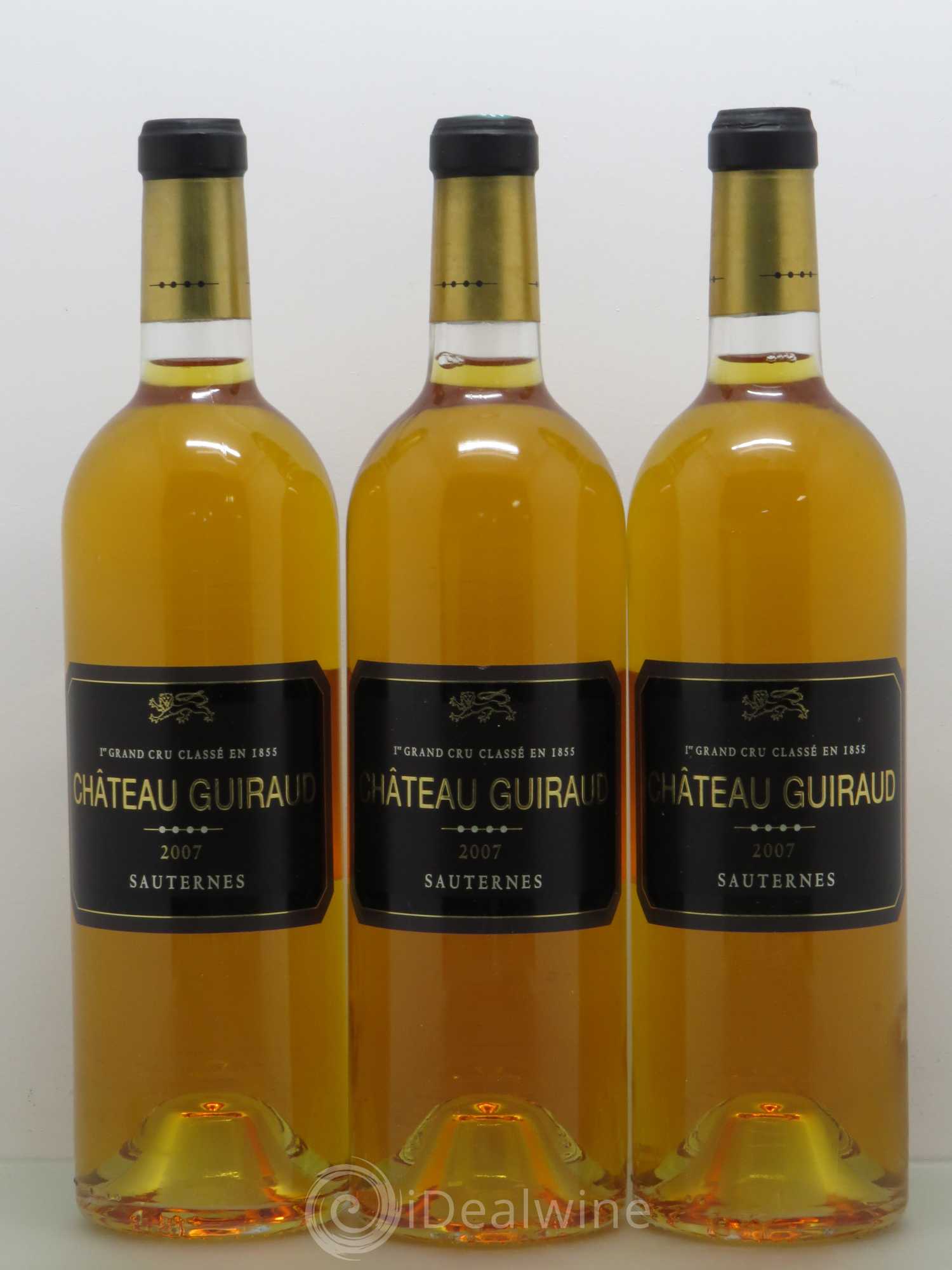 Château Guiraud 1er Grand Cru Classé 2007 - Lotto di 3 bottiglie - 0