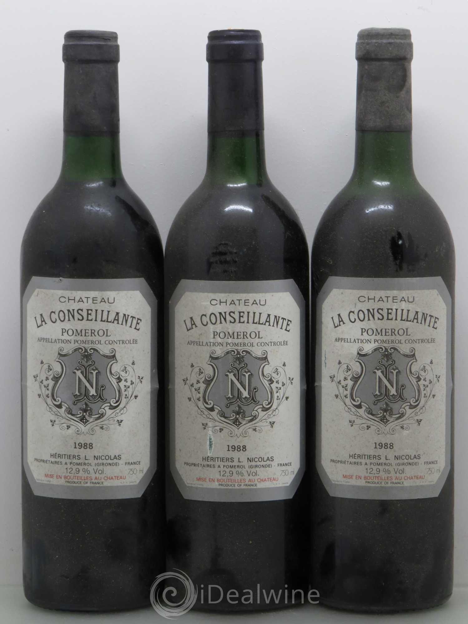 Château la Conseillante 1988 - Lot de 6 bouteilles - 1