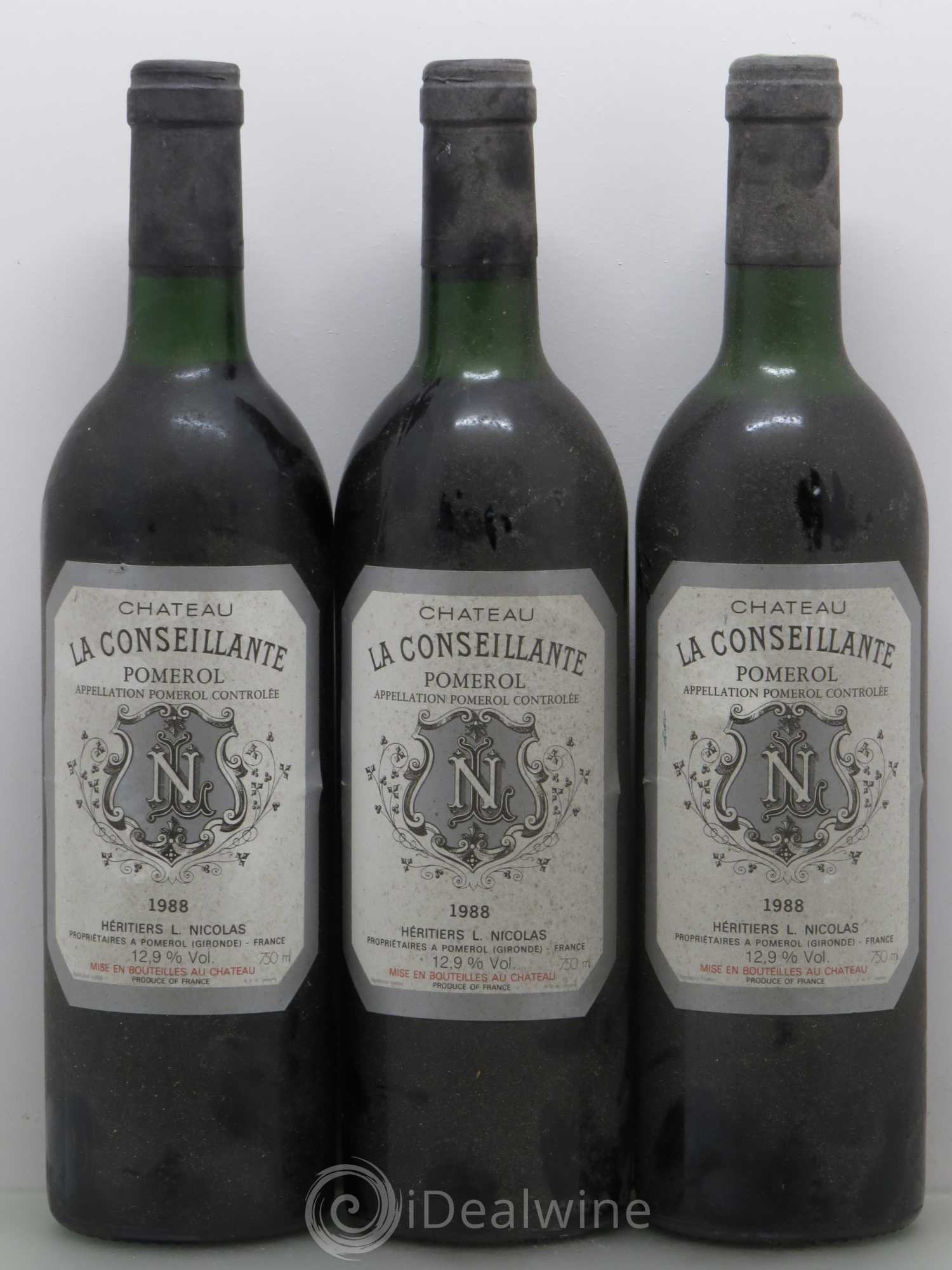 Château la Conseillante 1988 - Lot de 6 bouteilles - 2