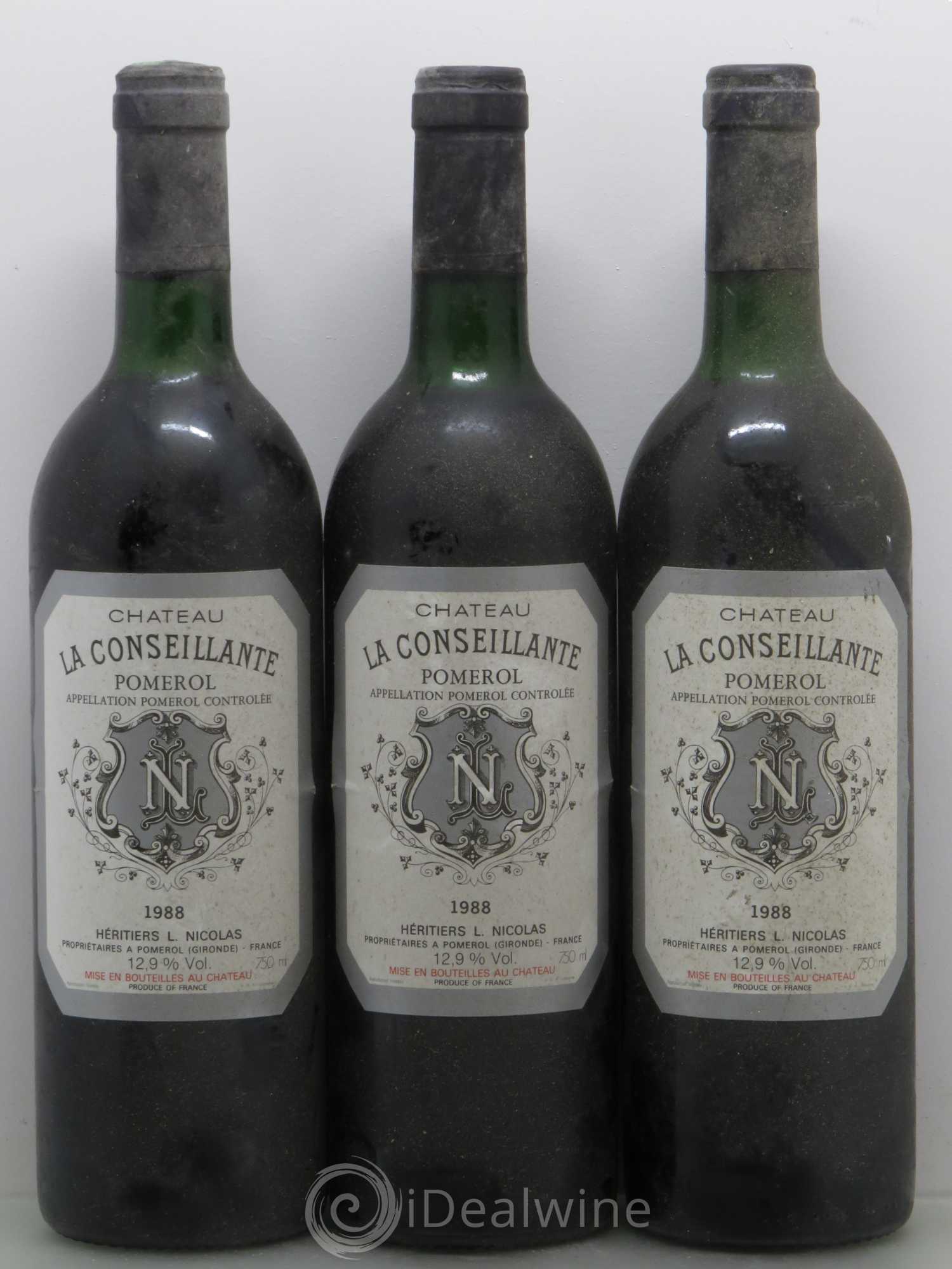 Château la Conseillante 1988 - Lot de 5 bouteilles - 1