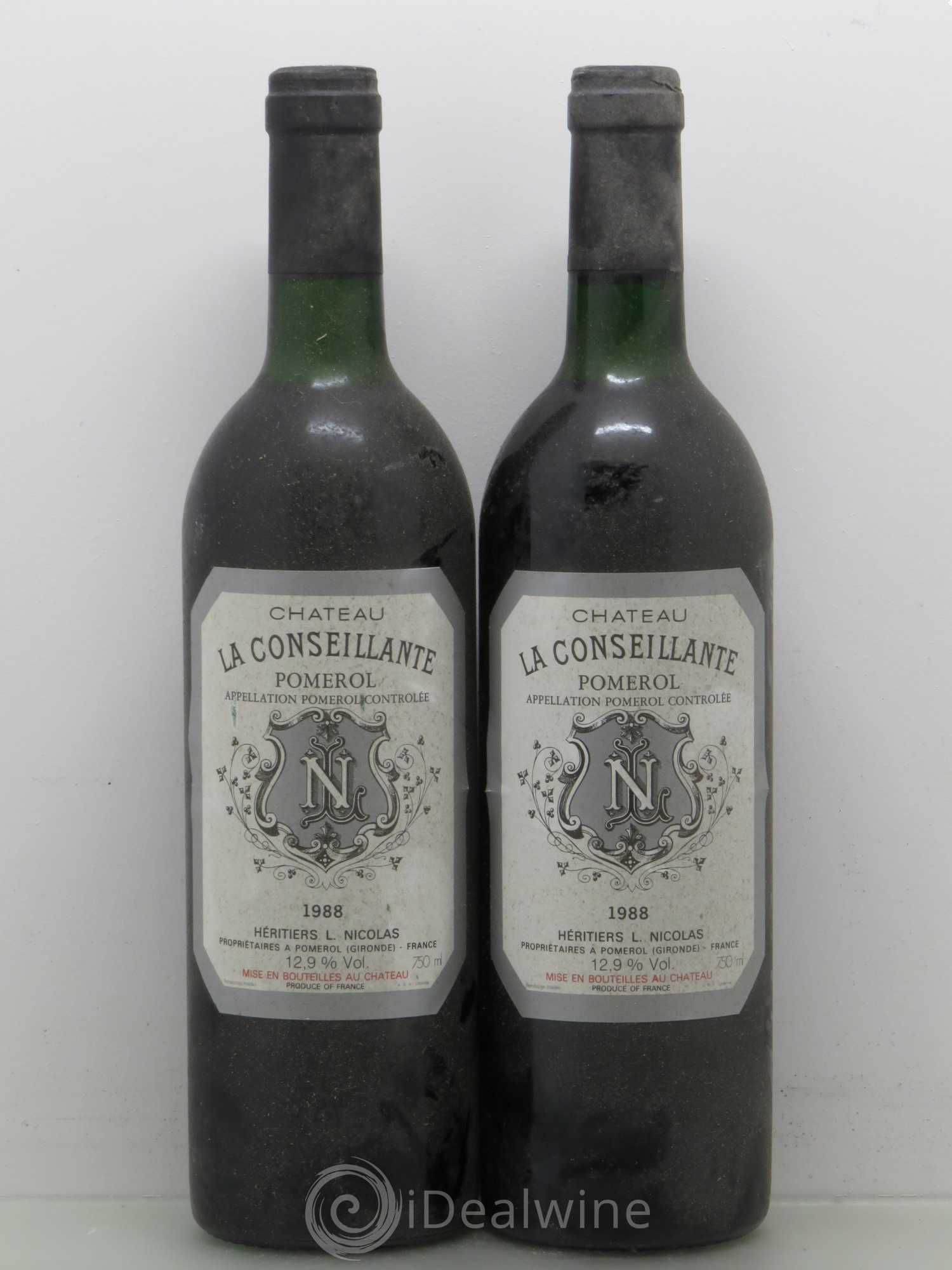 Château la Conseillante 1988 - Lot de 5 bouteilles - 2