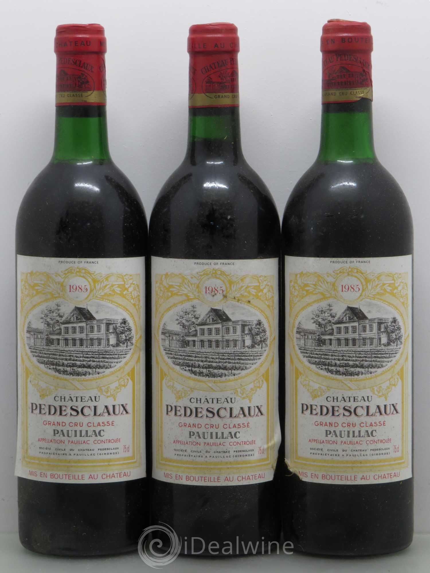 Château Pedesclaux 5ème Grand Cru Classé 1985 - Lot de 6 bouteilles - 1