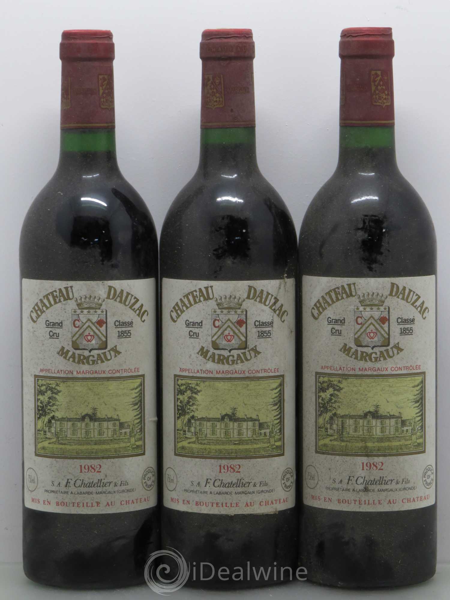 Château Dauzac 5ème Grand Cru Classé 1982 - Lot de 12 bouteilles - 2