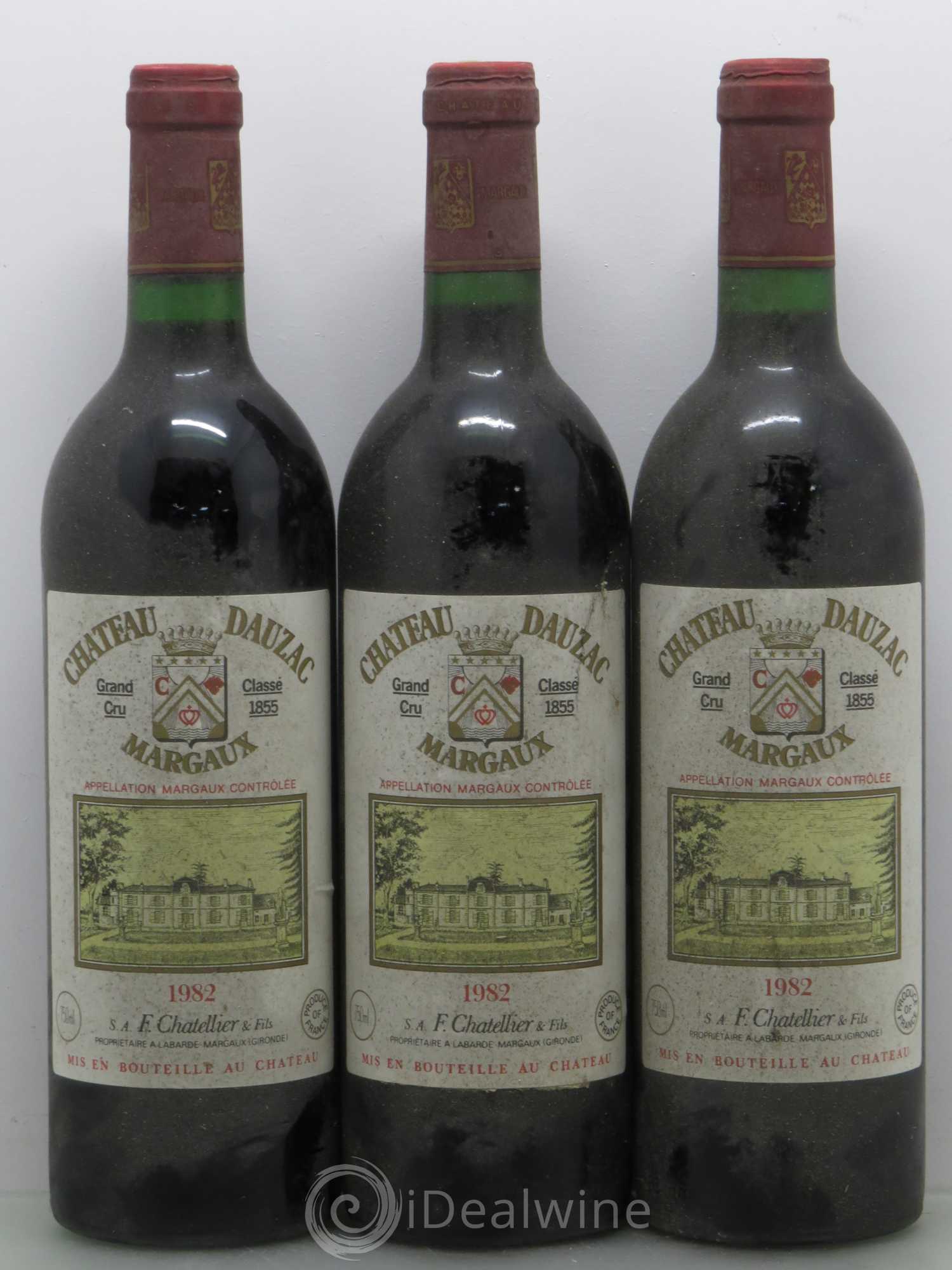 Château Dauzac 5ème Grand Cru Classé 1982 - Lot de 12 bouteilles - 3