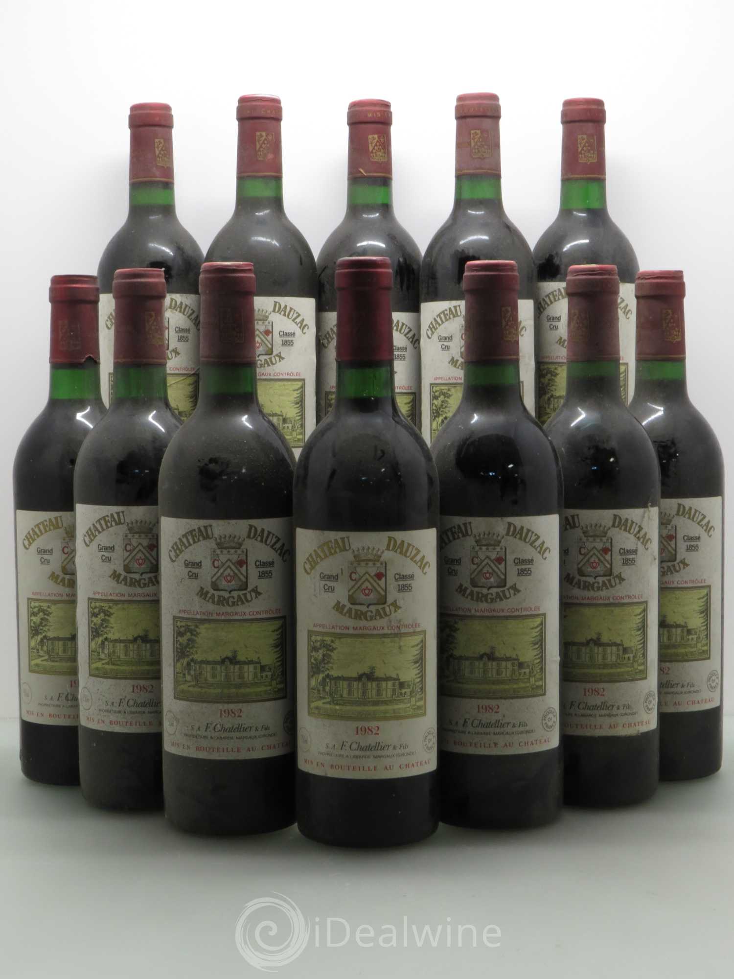 Château Dauzac 5ème Grand Cru Classé 1982 - Lot de 12 bouteilles - 0