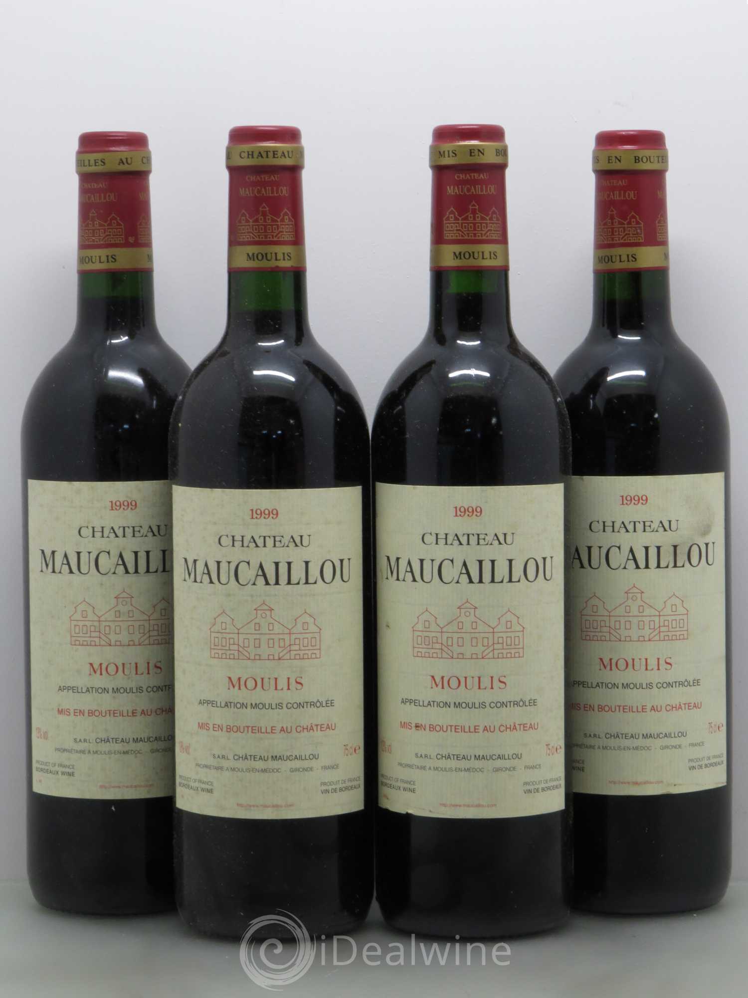 Château Maucaillou 1999 - Lot de 4 bouteilles - 0