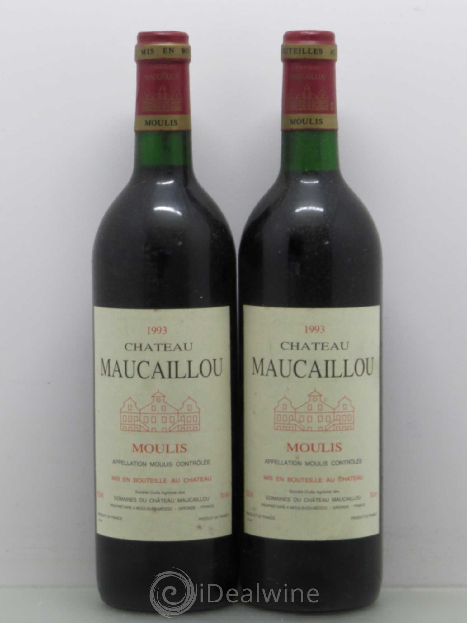 Château Maucaillou 1993 - Lot de 5 bouteilles - 2