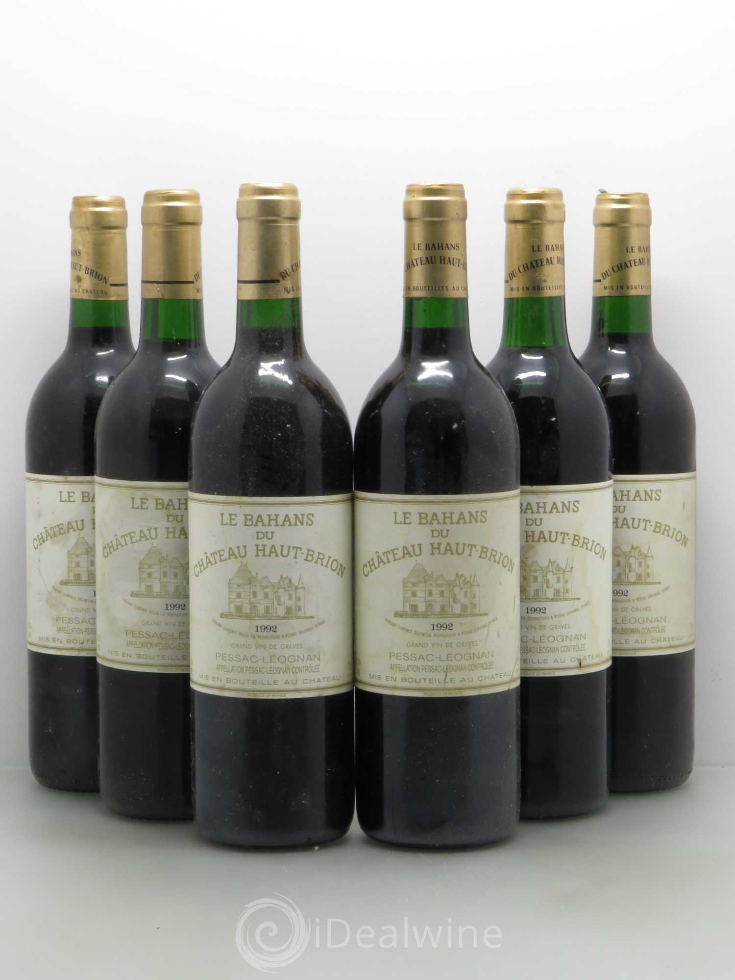 Clarence (Bahans) de Haut-Brion Second Vin 1992 - Lot de 6 bouteilles - 0