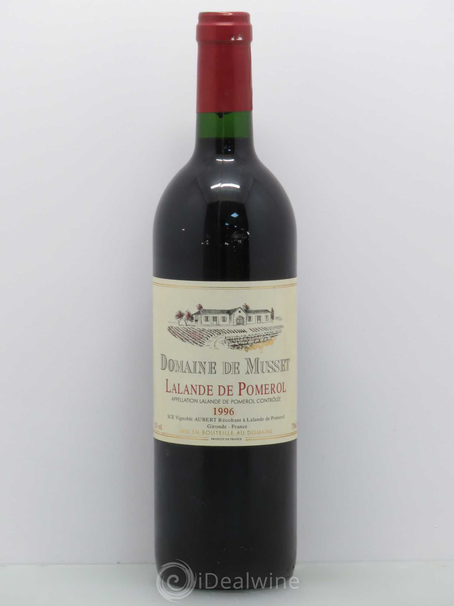 Bordeaux Domaine de Musset - Lalande de Pomerol (sans prix de réserve) 1996 - Posten von 1 Flasche - 0