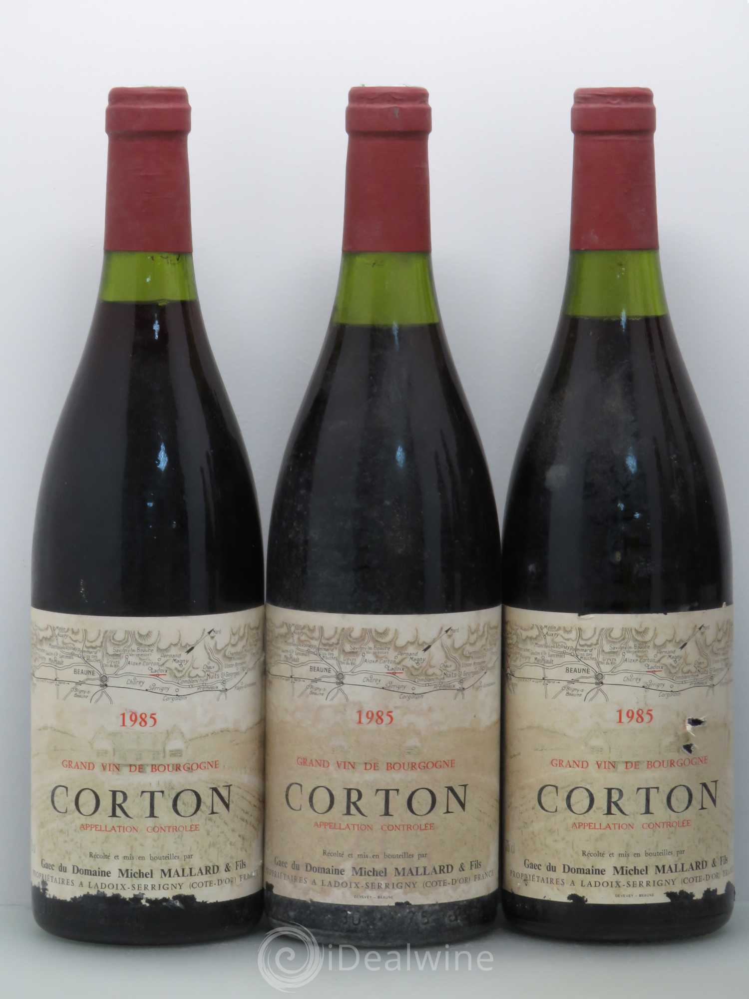 Corton Grand Cru Michel Mallard 1985 - Lot de 6 bouteilles - 1