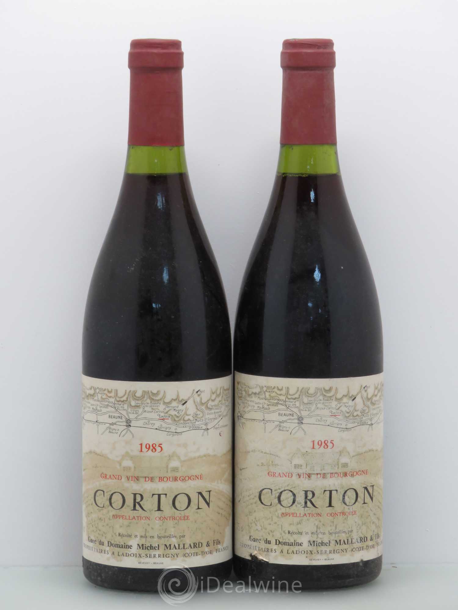 Corton Grand Cru Michel Mallard 1985 - Lot de 2 bouteilles - 0