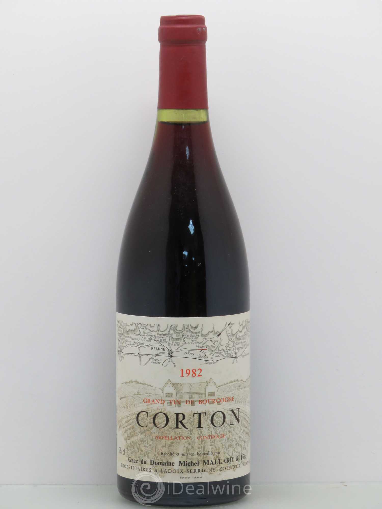 Corton Grand Cru Domaine Michel Mallard et fils 1982 - Posten von 1 Flasche - 0