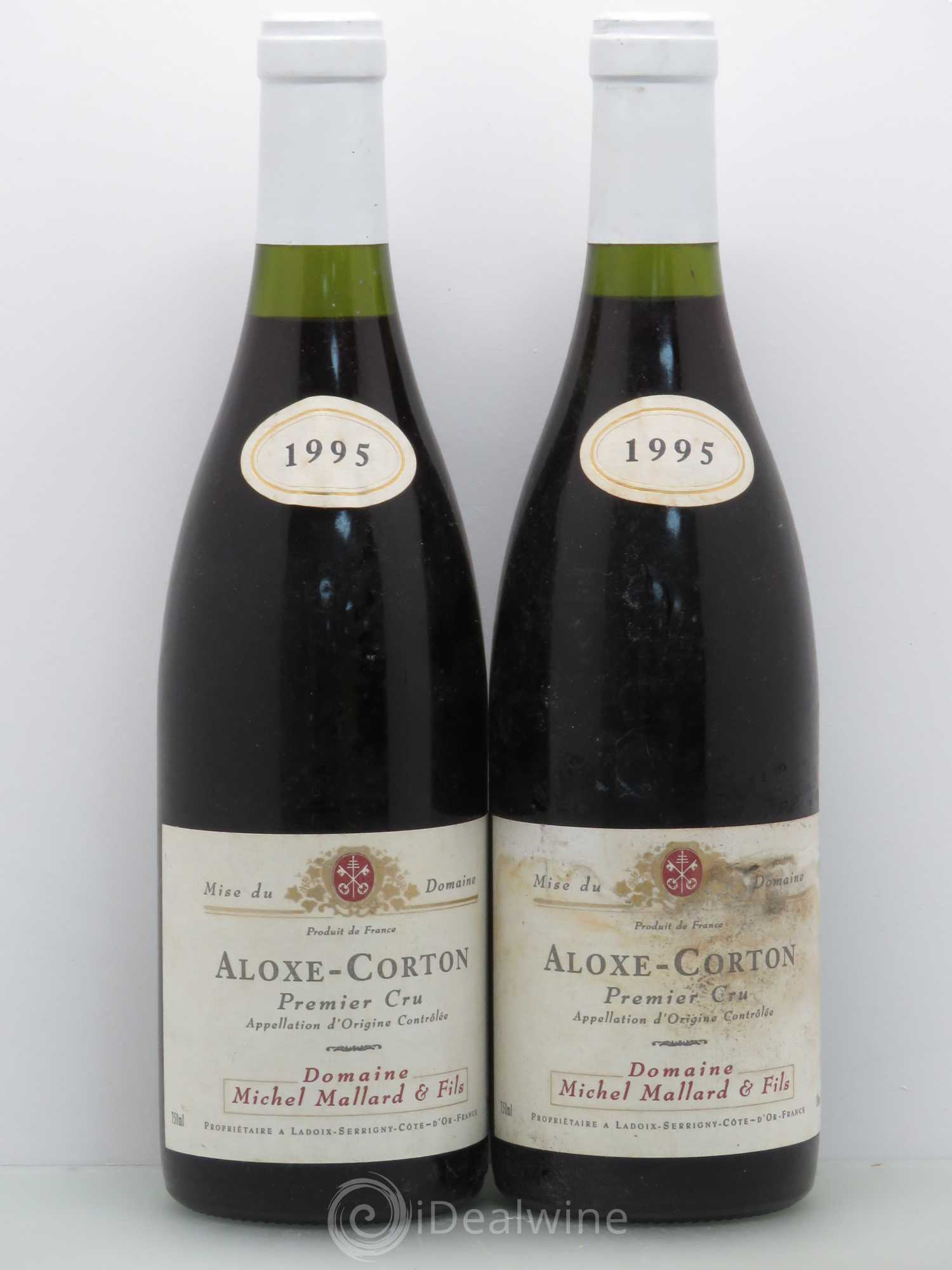 Aloxe-Corton 1er Cru Domaine Michel Mallard et fils (sans prix de réserve) 1995 - Posten von 2 Flaschen - 0