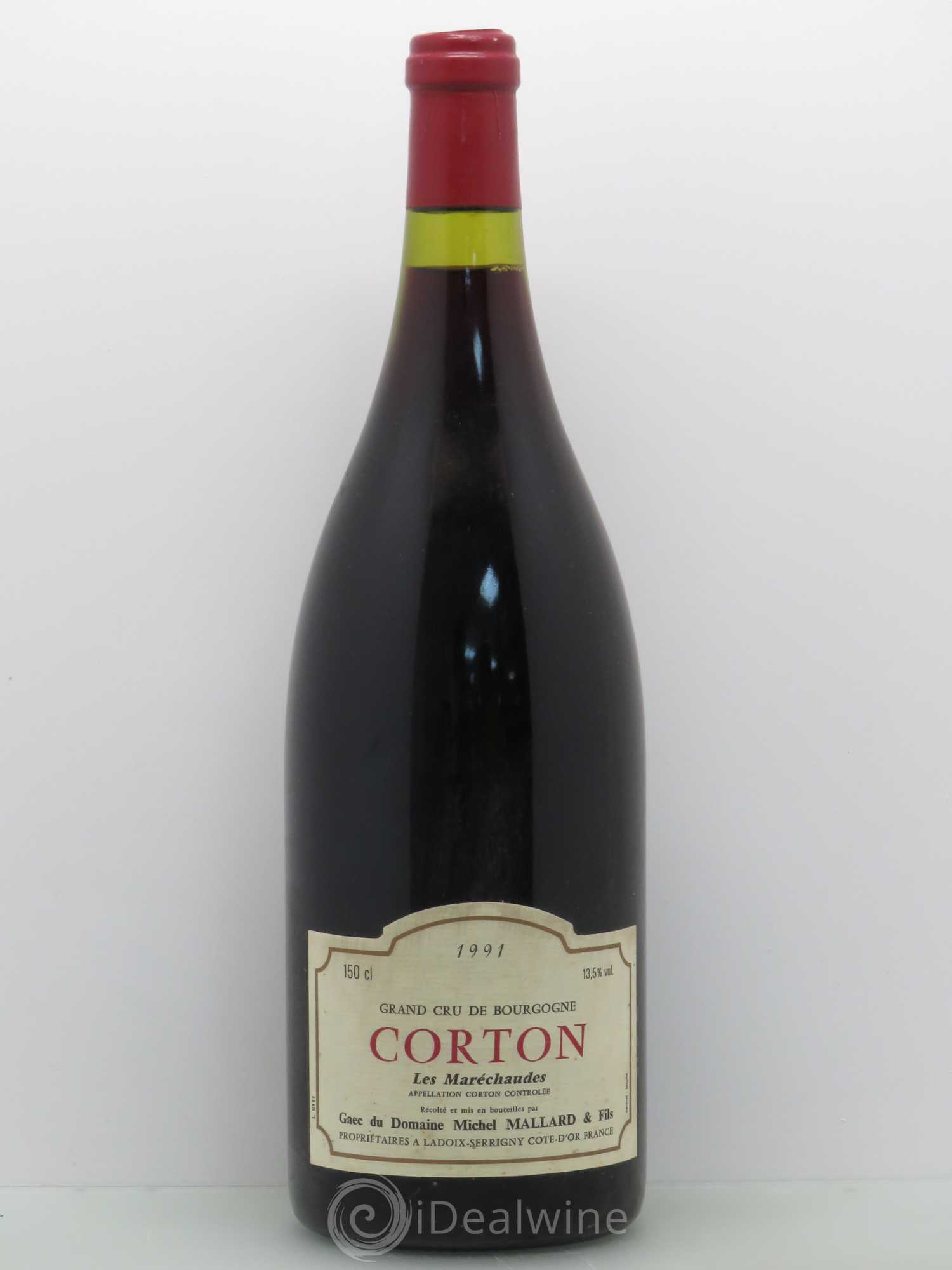 Corton Grand Cru Les Maréchaudes - Michel Mallard 1991 - Posten von 1 Magnum - 0