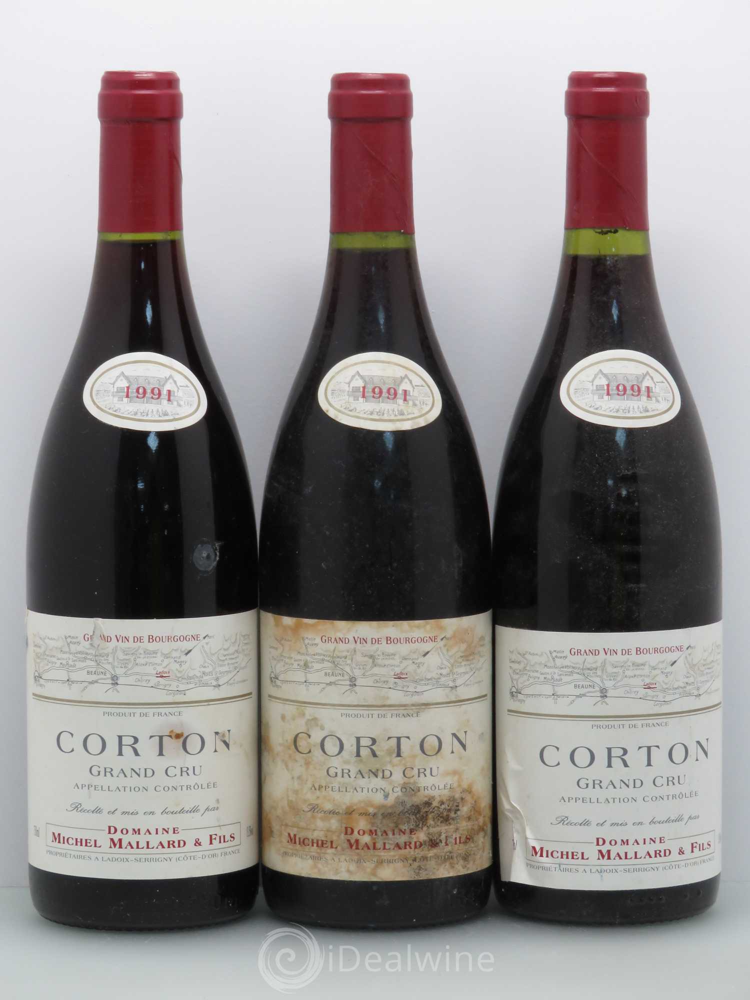 Corton Grand Cru Michel Mallard 1991 - Lot de 6 bouteilles - 2