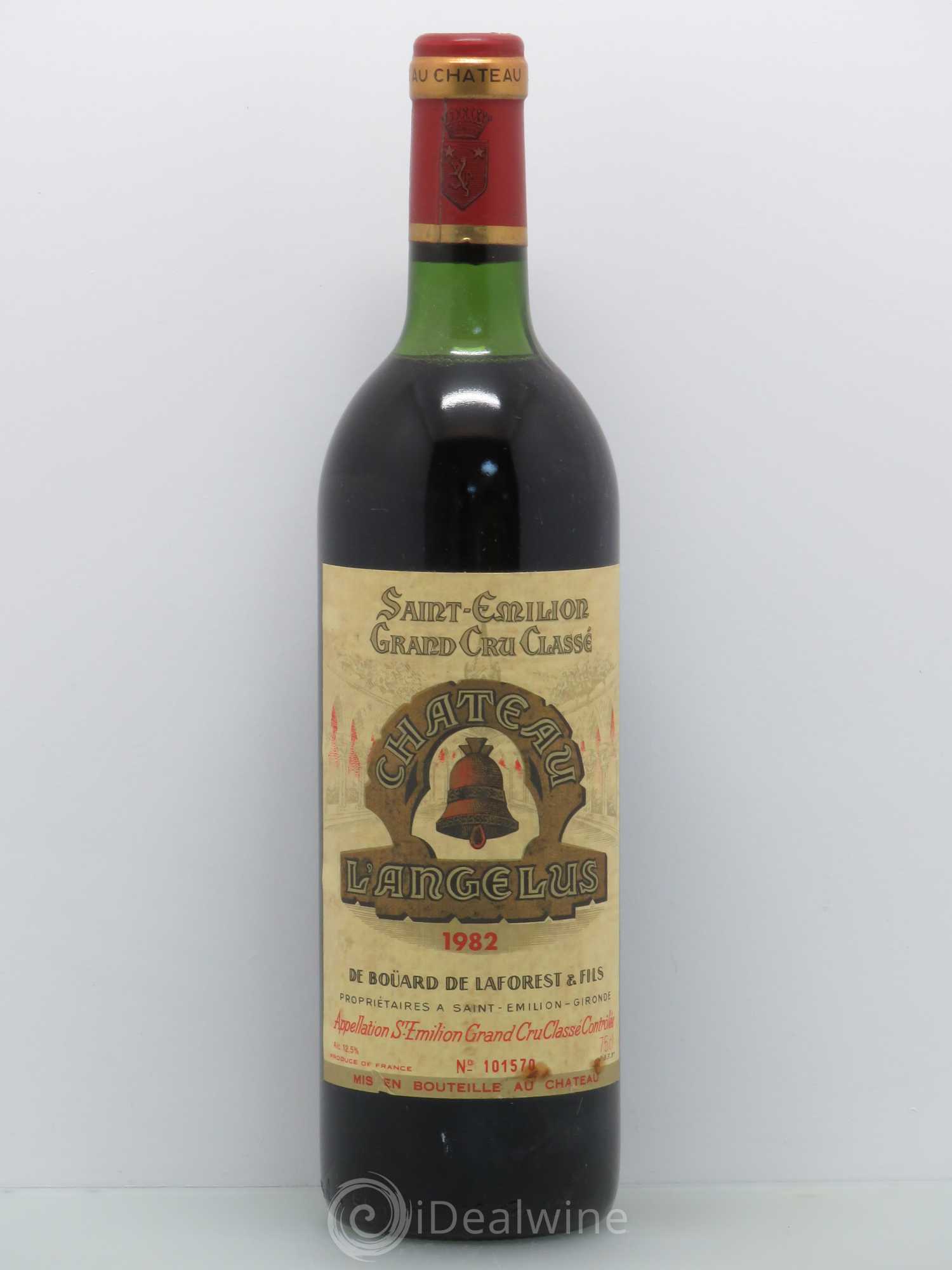 Château Angélus 1er Grand Cru Classé A 1982 - Lot de 1 bouteille - 0