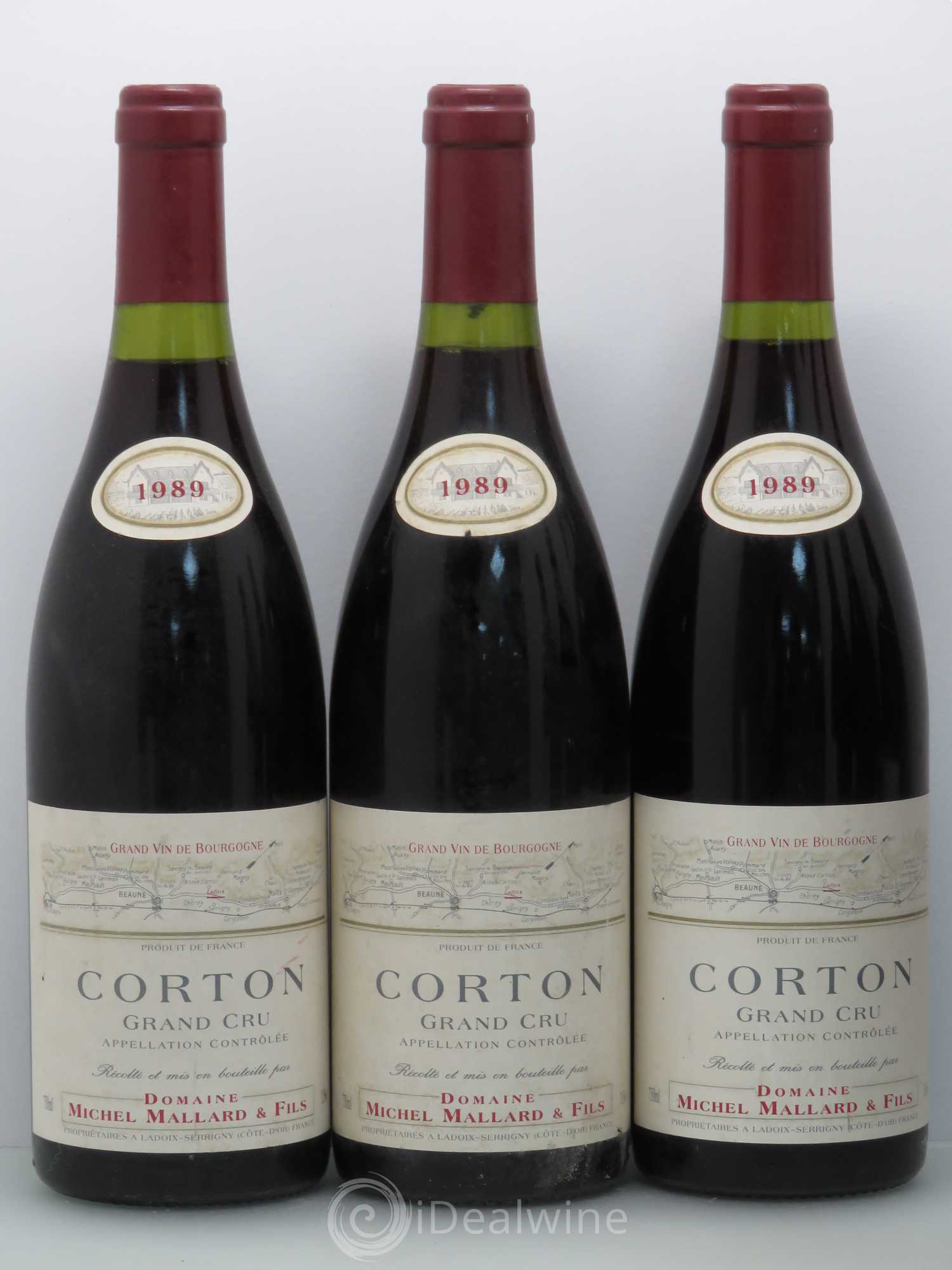 Corton Grand Cru Michel Mallard 1989 - Lot de 6 bouteilles - 1
